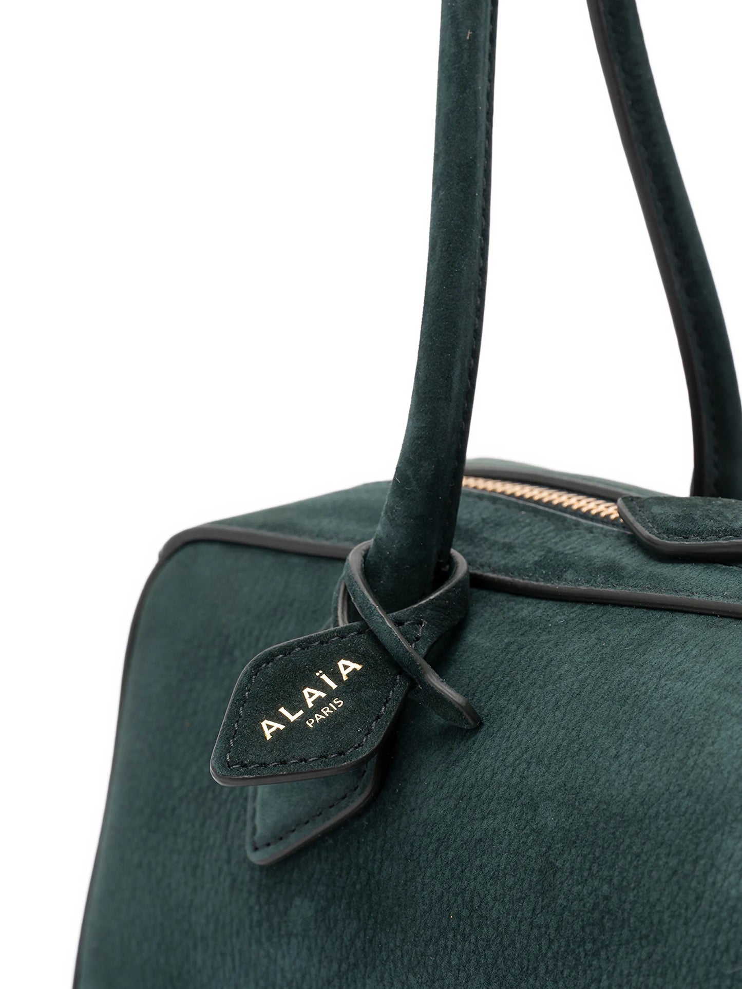 zip leather shoulder bag