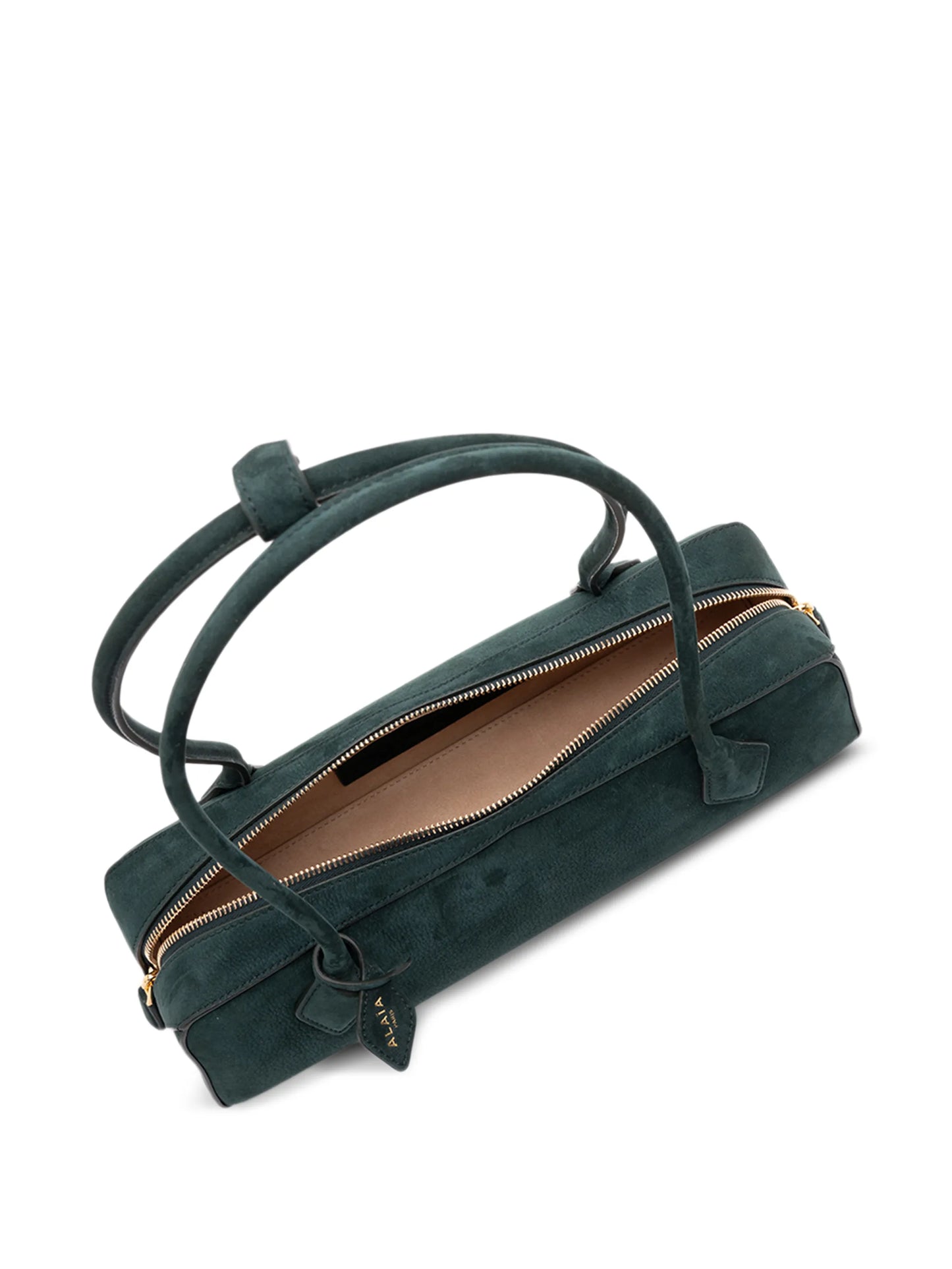 zip leather shoulder bag