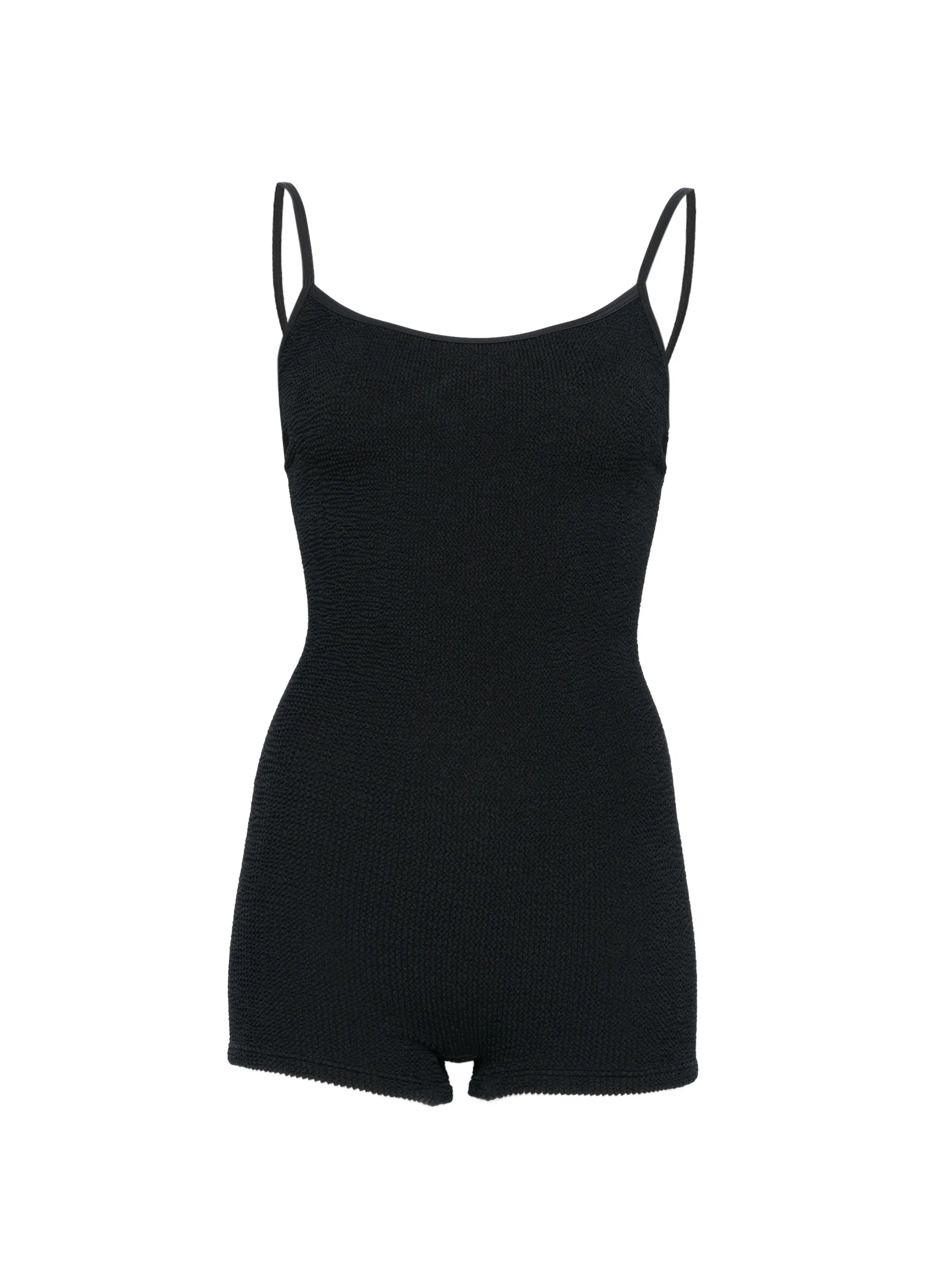 Pamela Romper spaghetti strap swimsuit