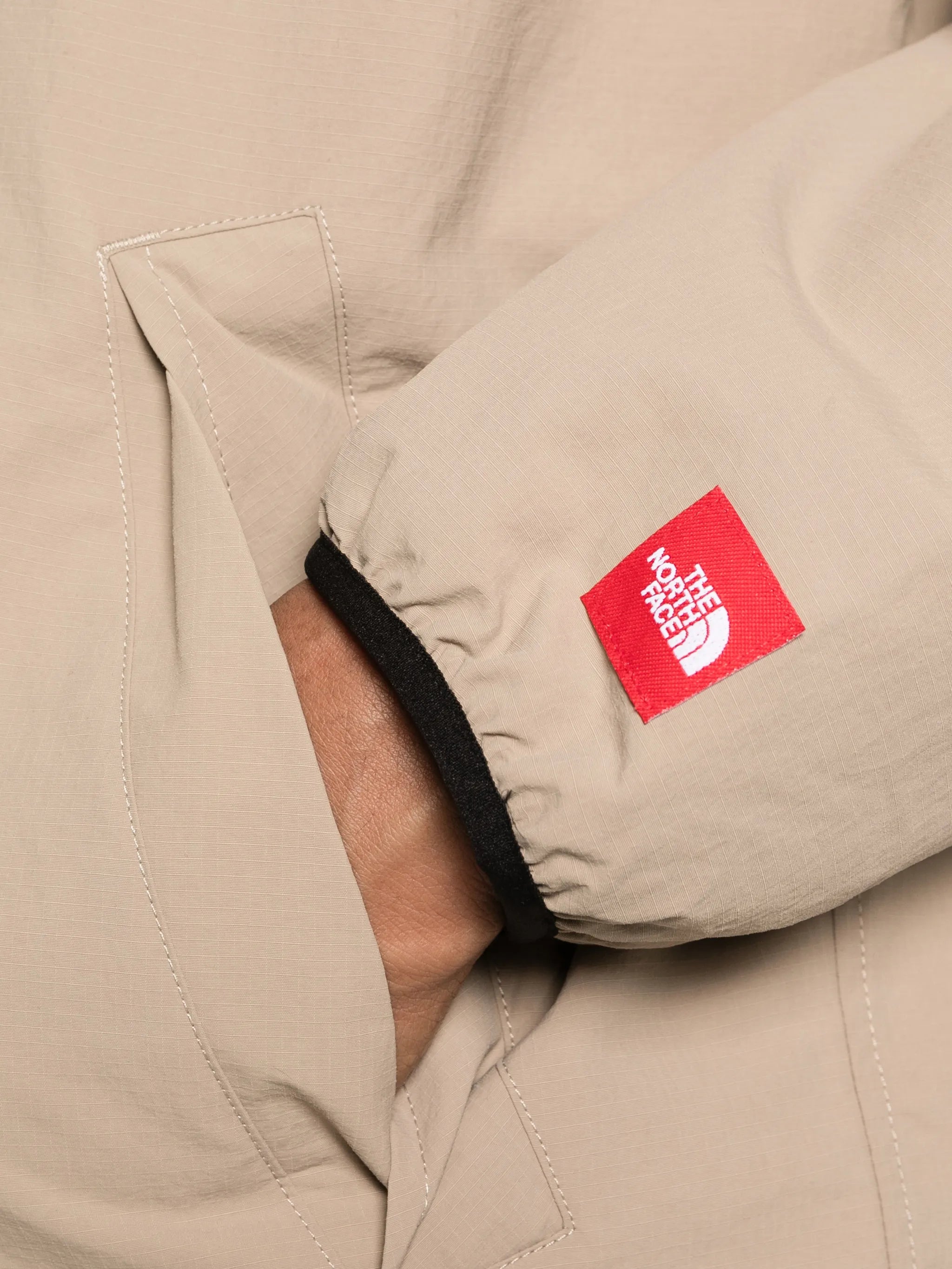 TNF Red Box fleece jacket