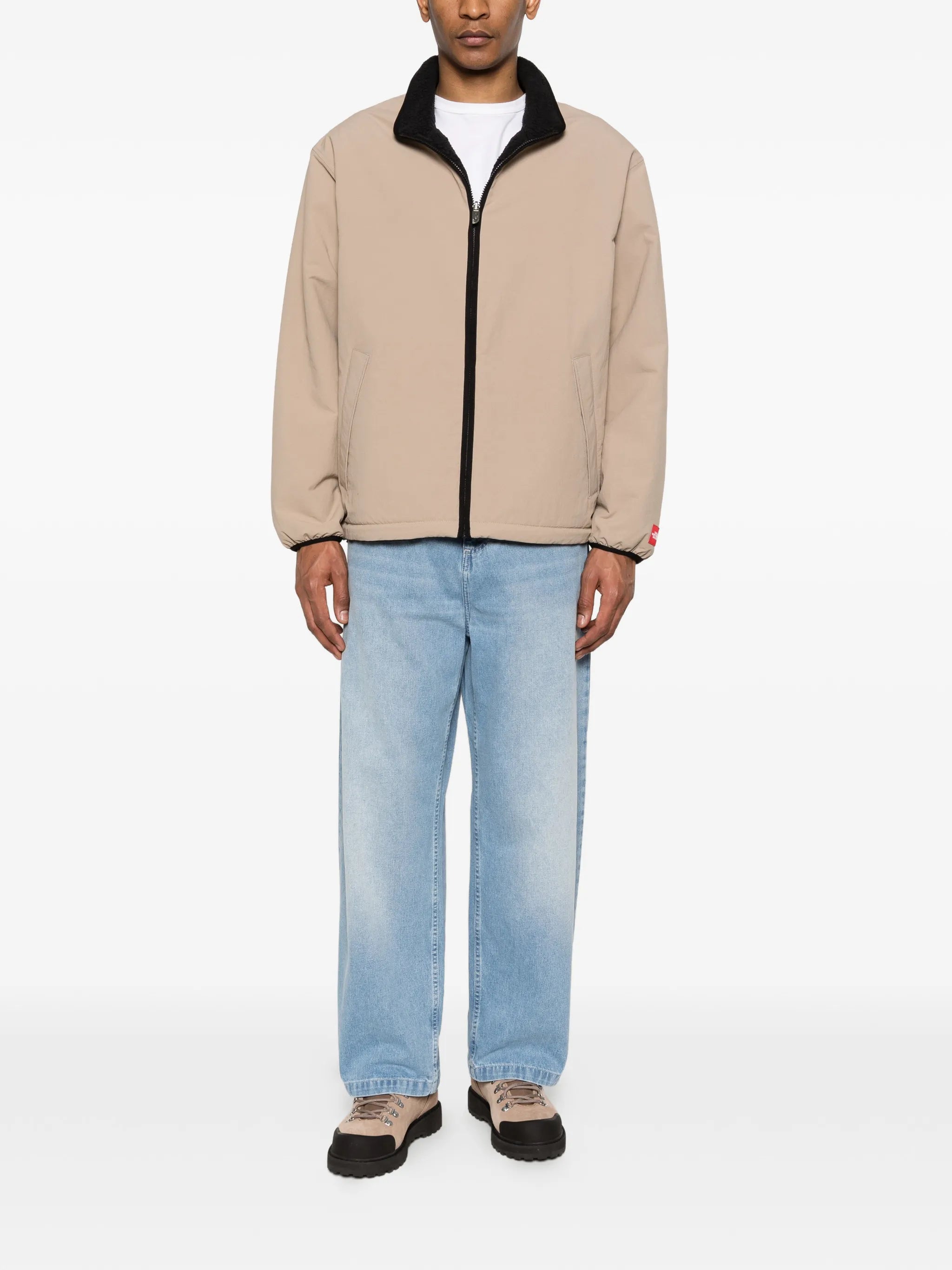 TNF Red Box fleece jacket