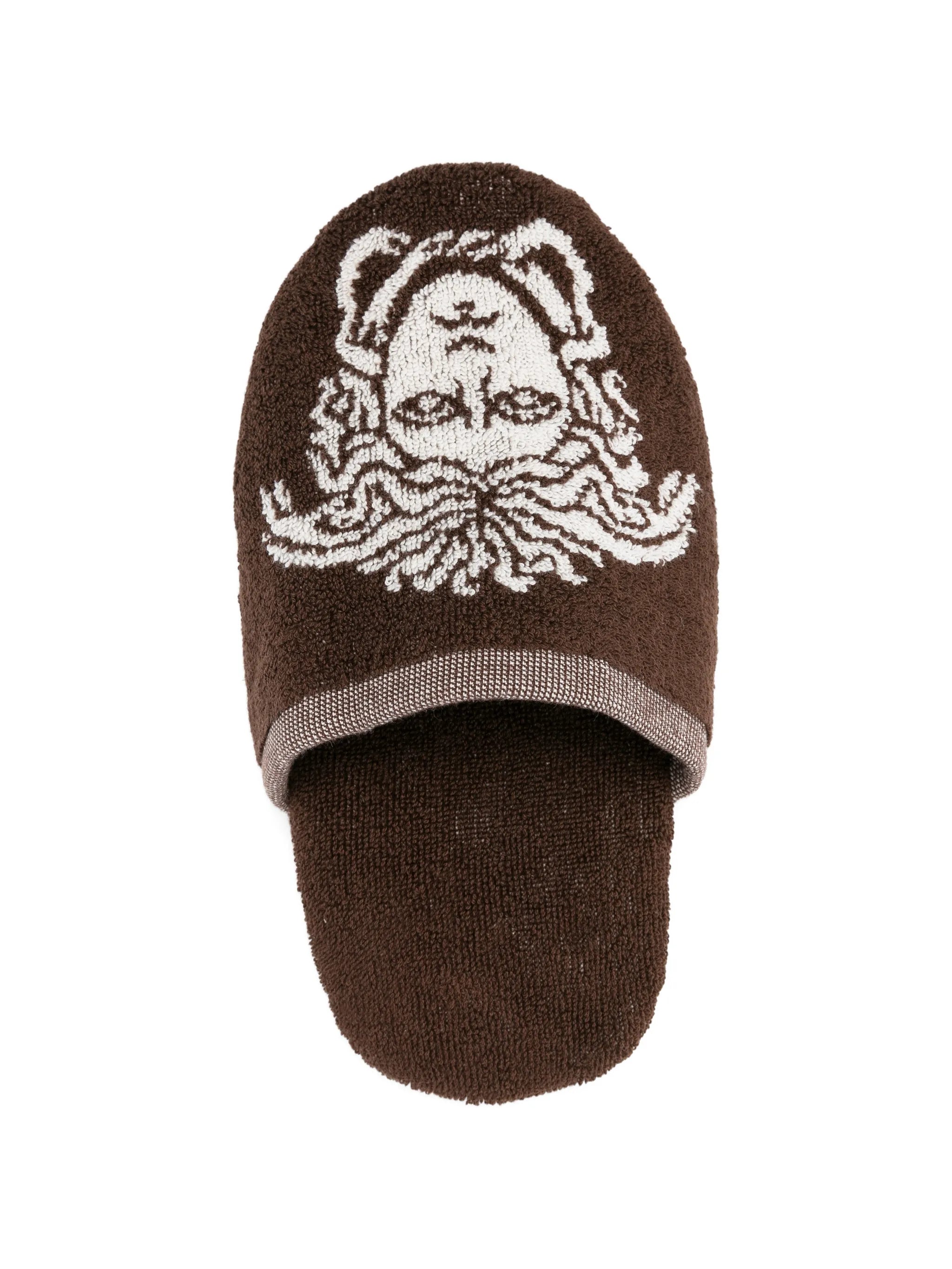 jacquard medusa slippers