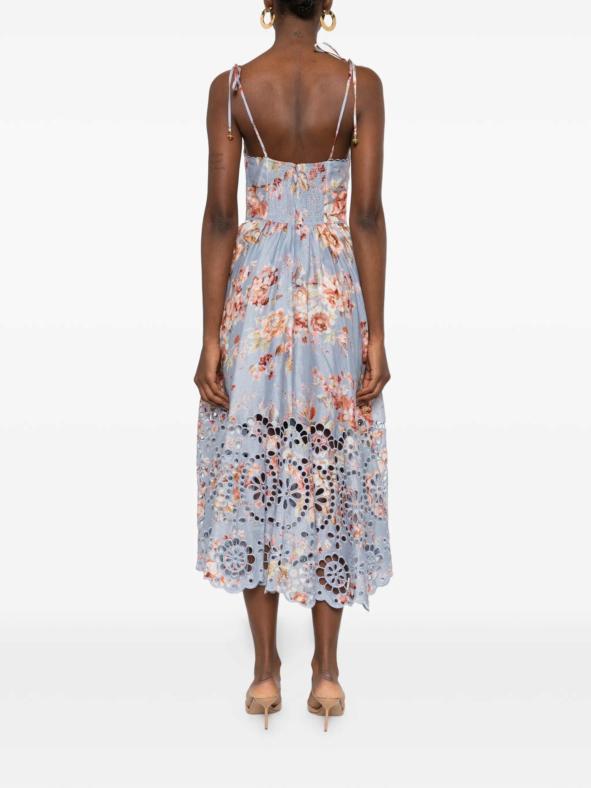 Awaken Picnic floral-print midi dress