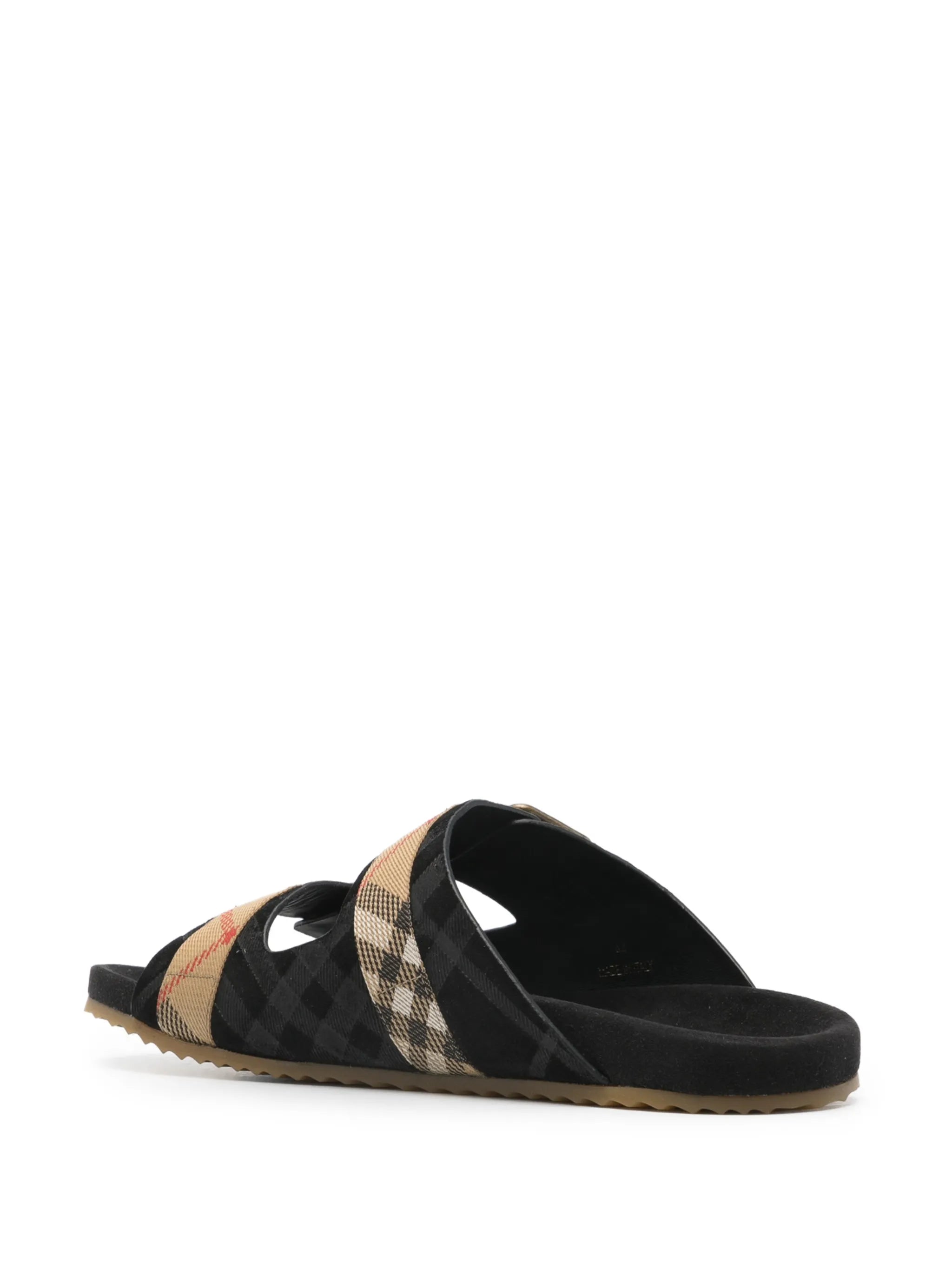 Check suede Urchin sandals