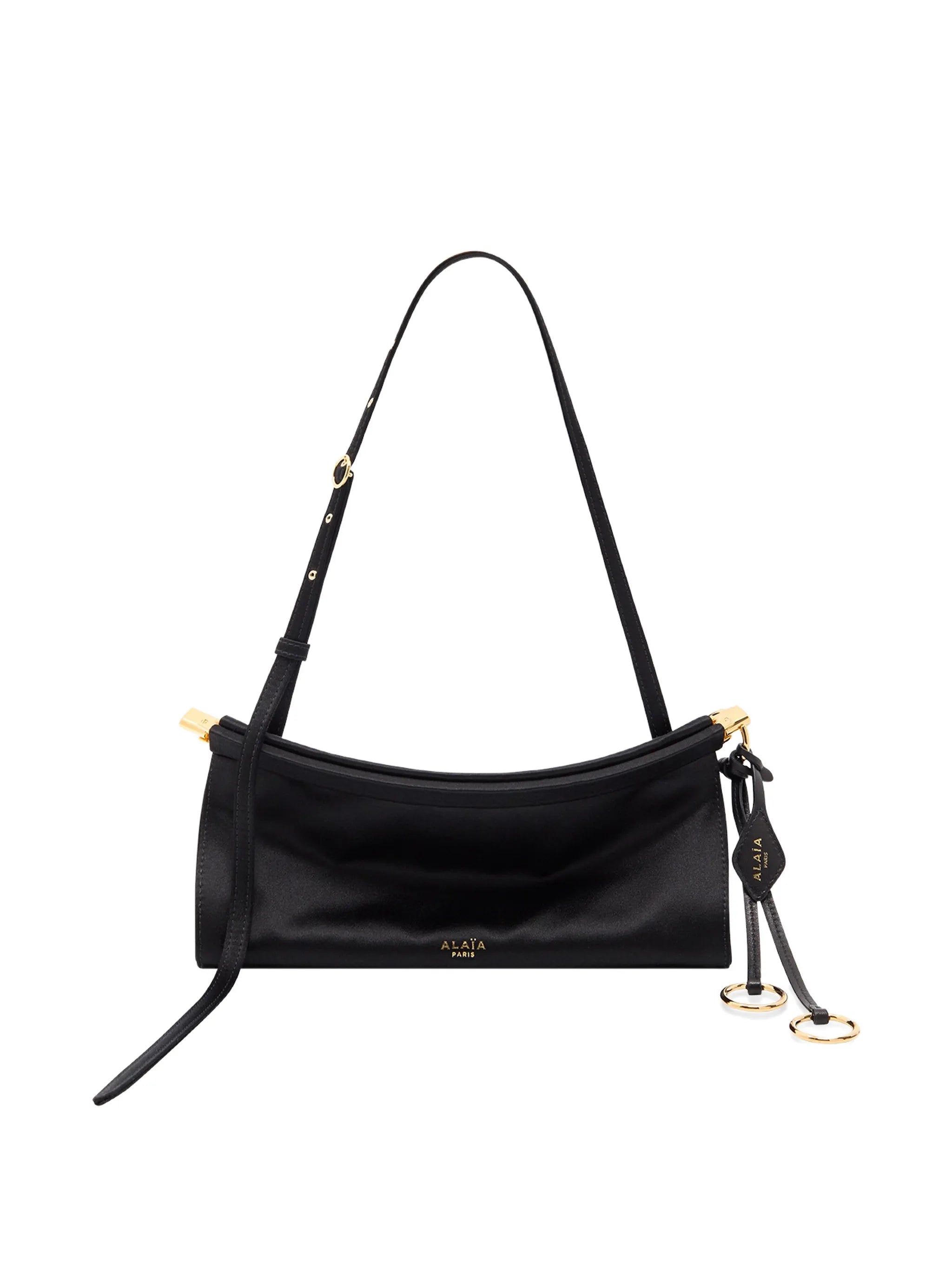 Le Click east west small bag in satin