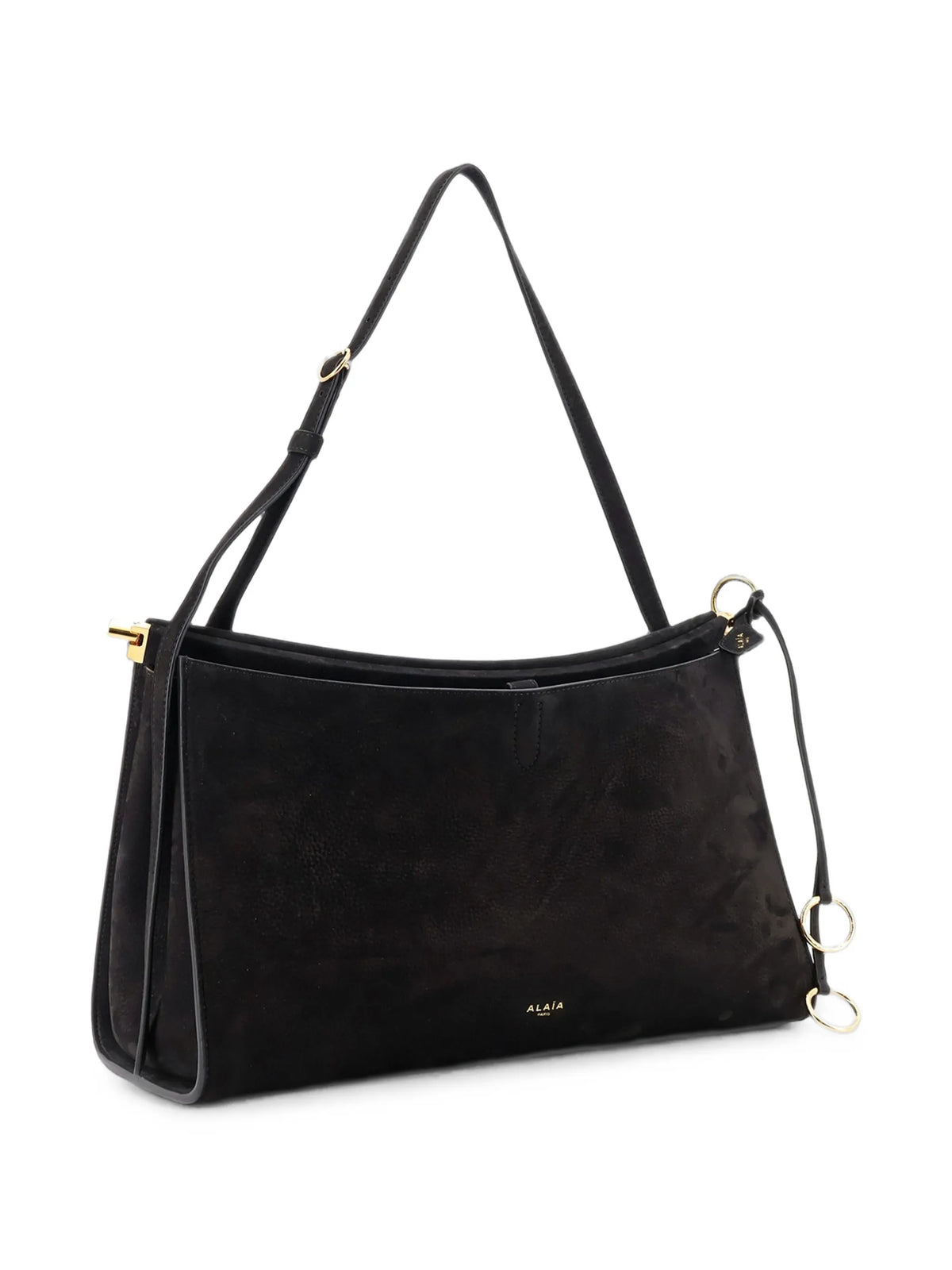 35 Le Click Pocket nubuck shoulder bag