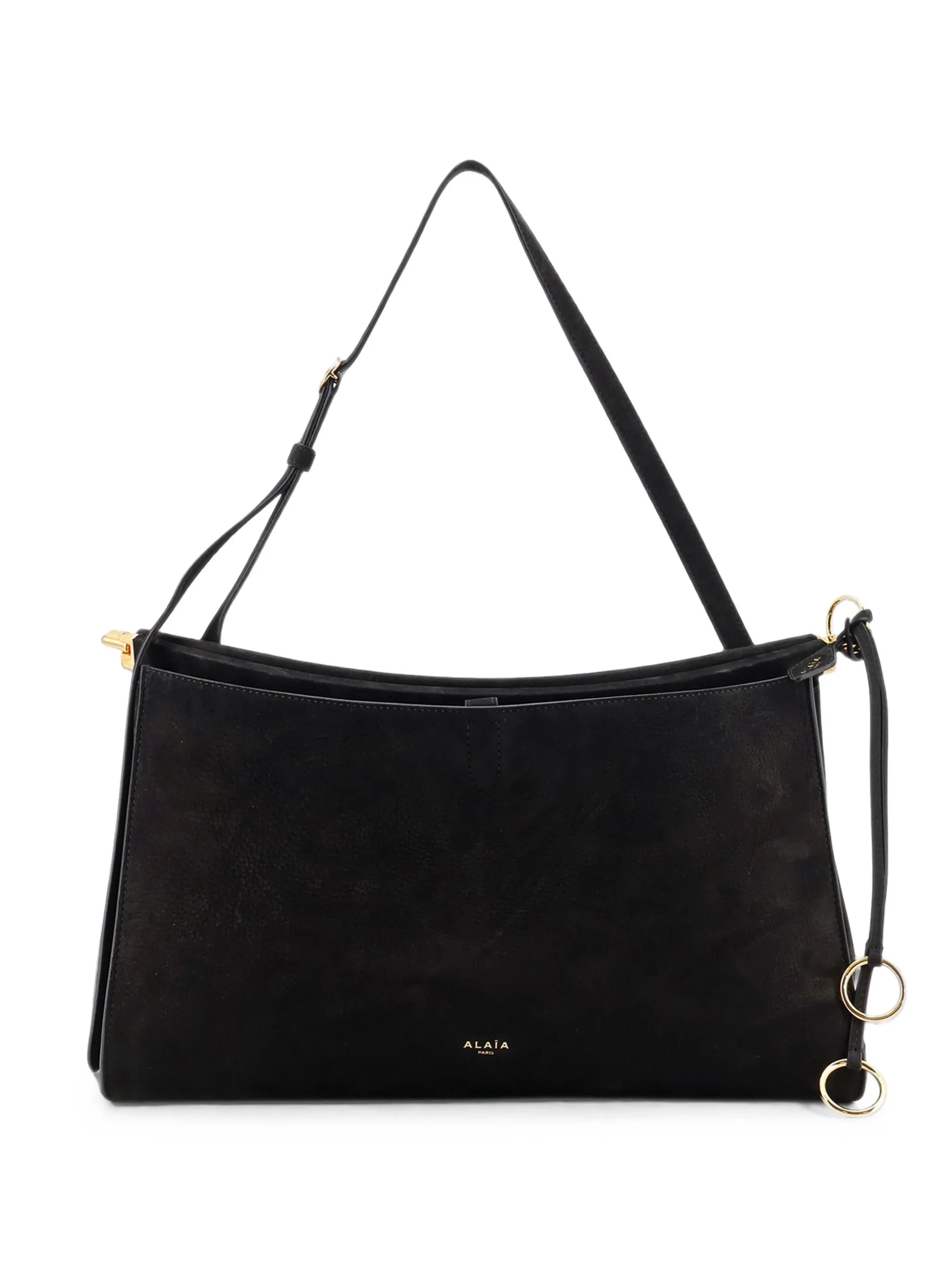 35 Le Click Pocket nubuck shoulder bag
