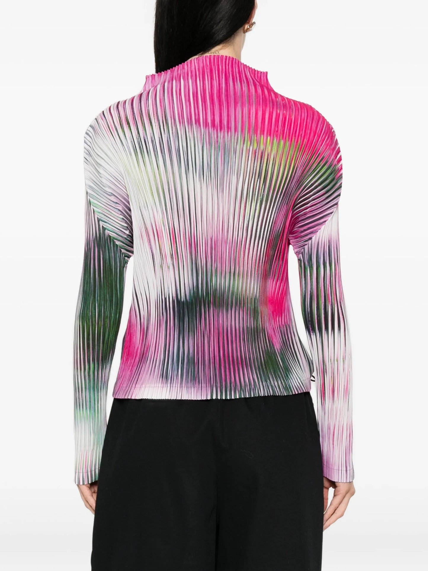 obscure pleats top