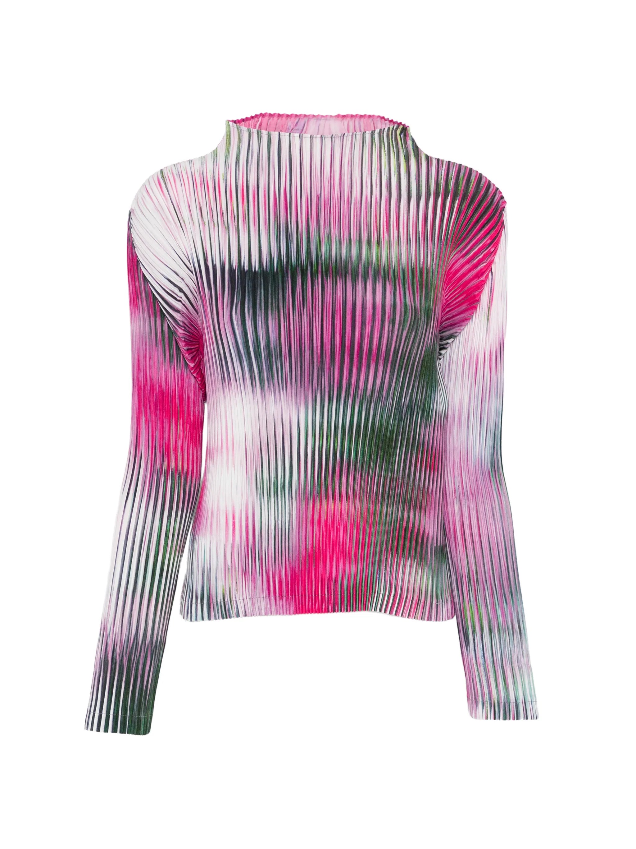 obscure pleats top