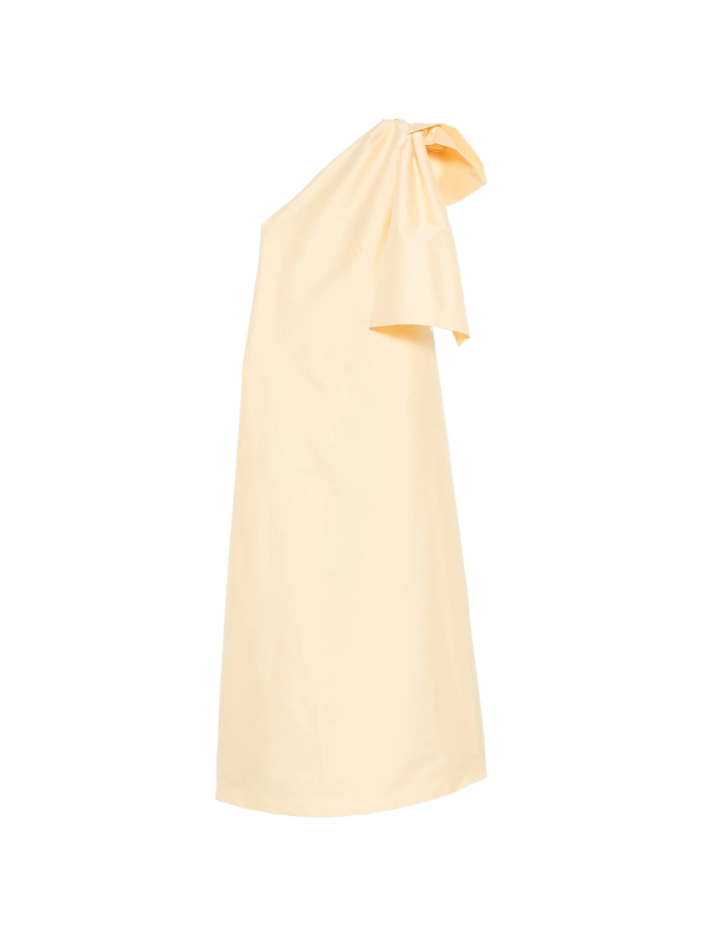 Winnette one-shoulder bow maxi dress