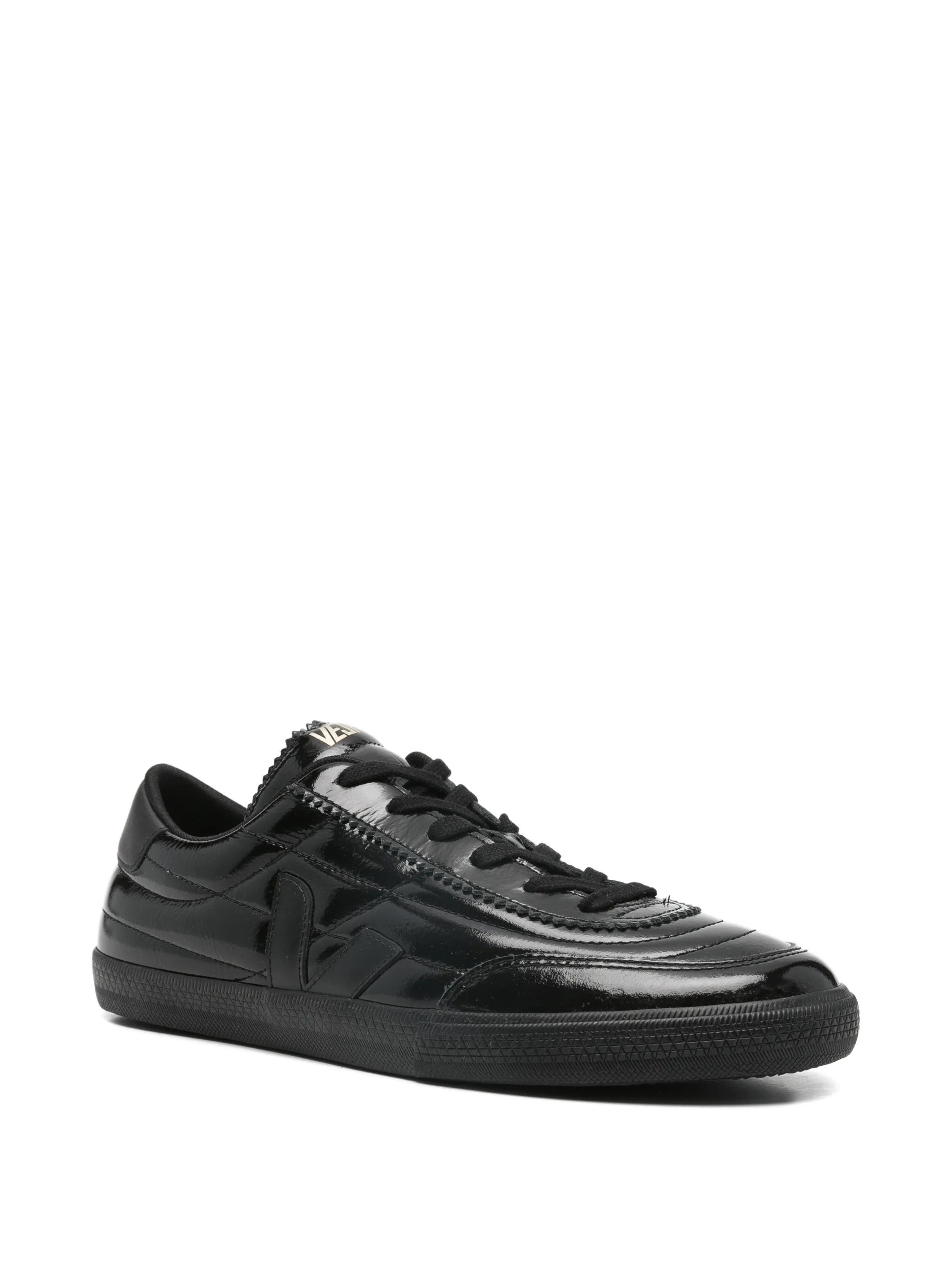 Penenka patent leather black sneakers