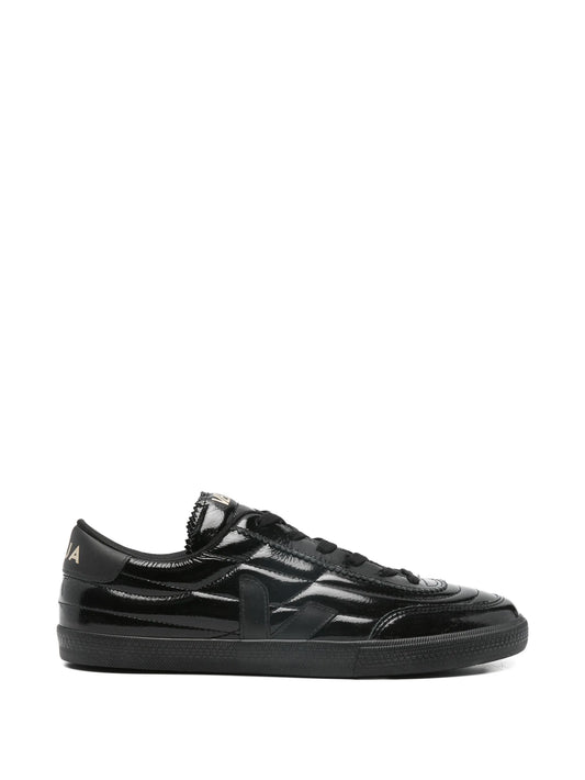 Penenka patent leather black sneakers