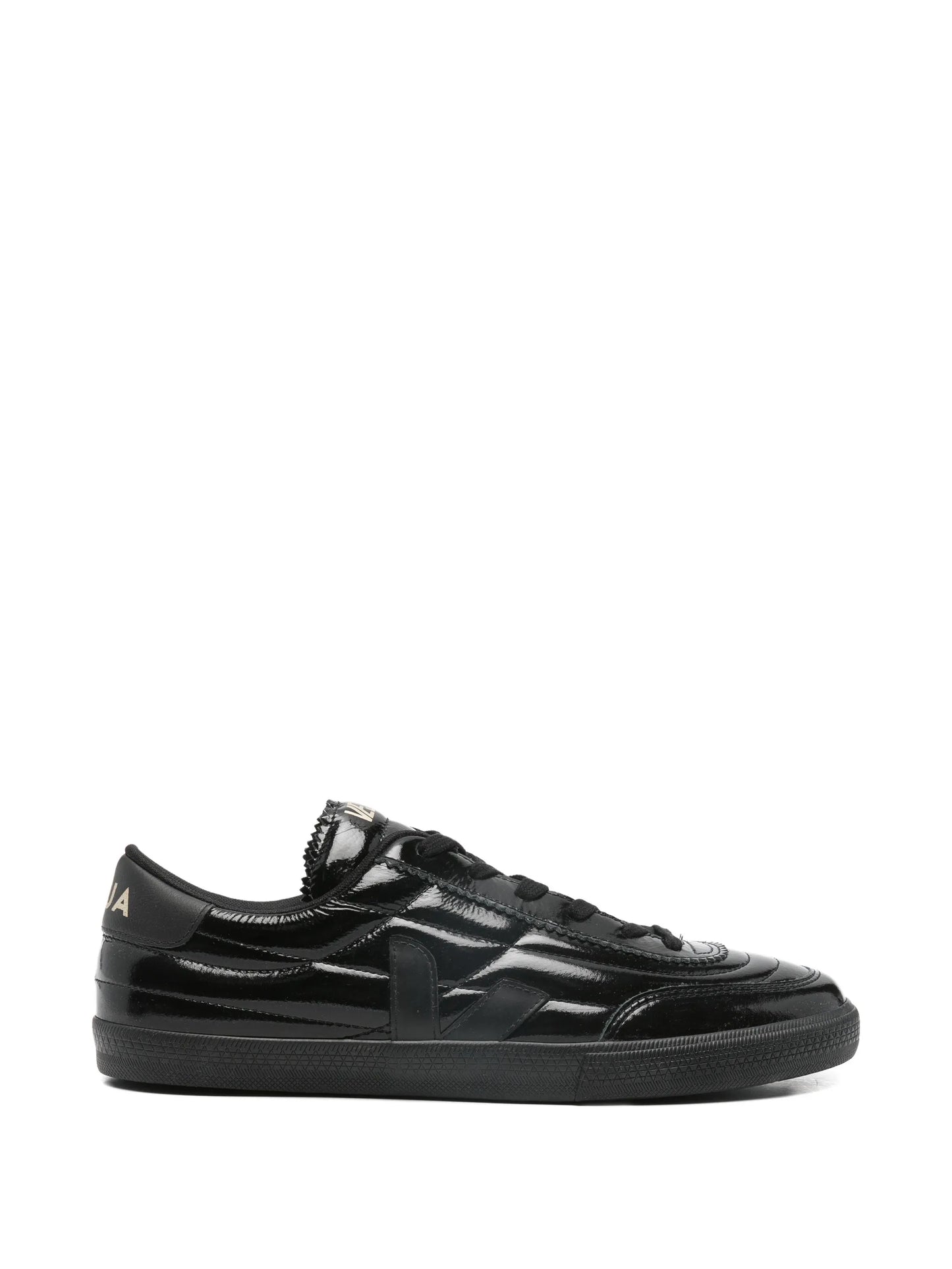 Penenka patent leather black sneakers
