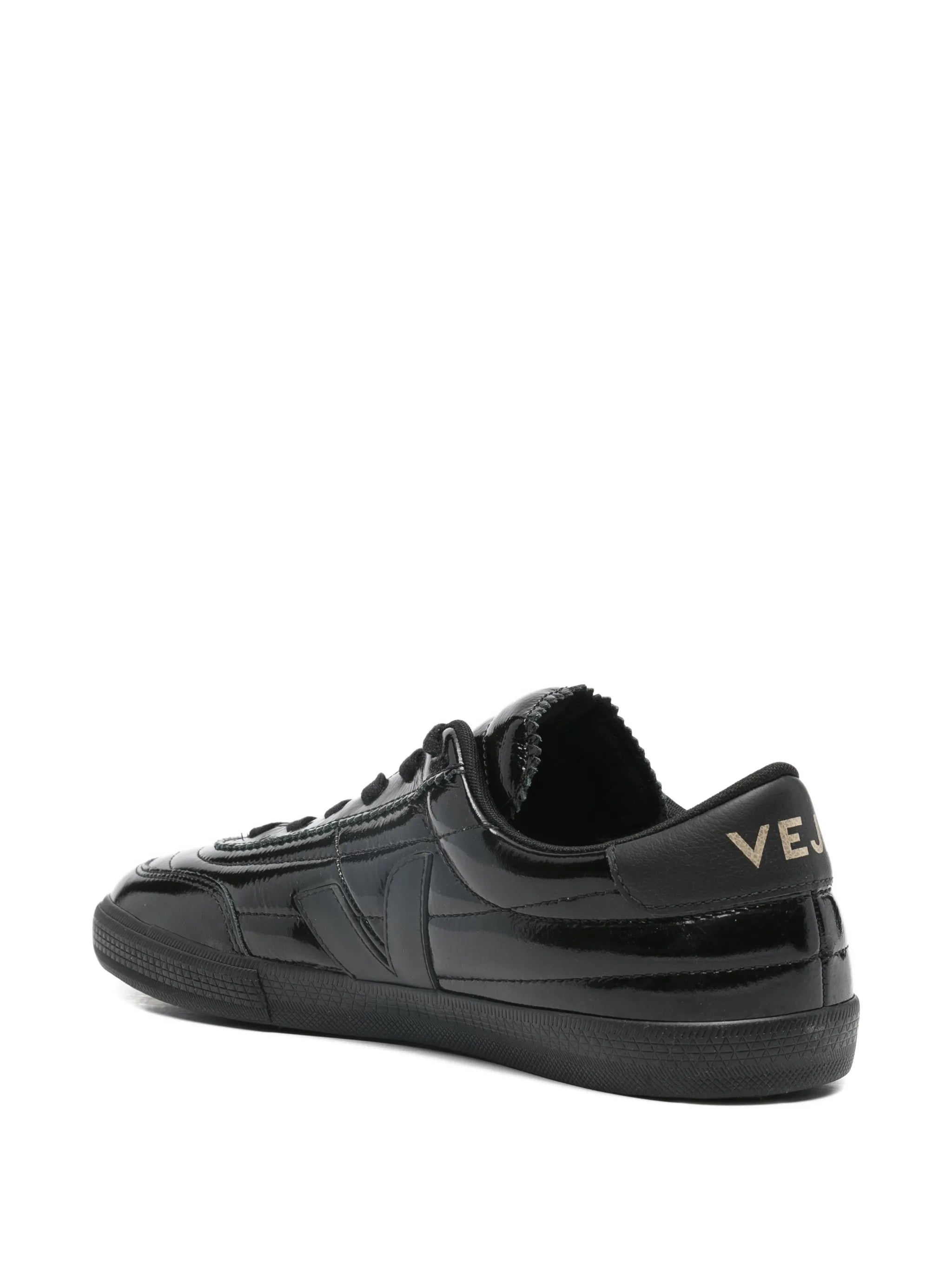 Penenka patent leather black sneakers