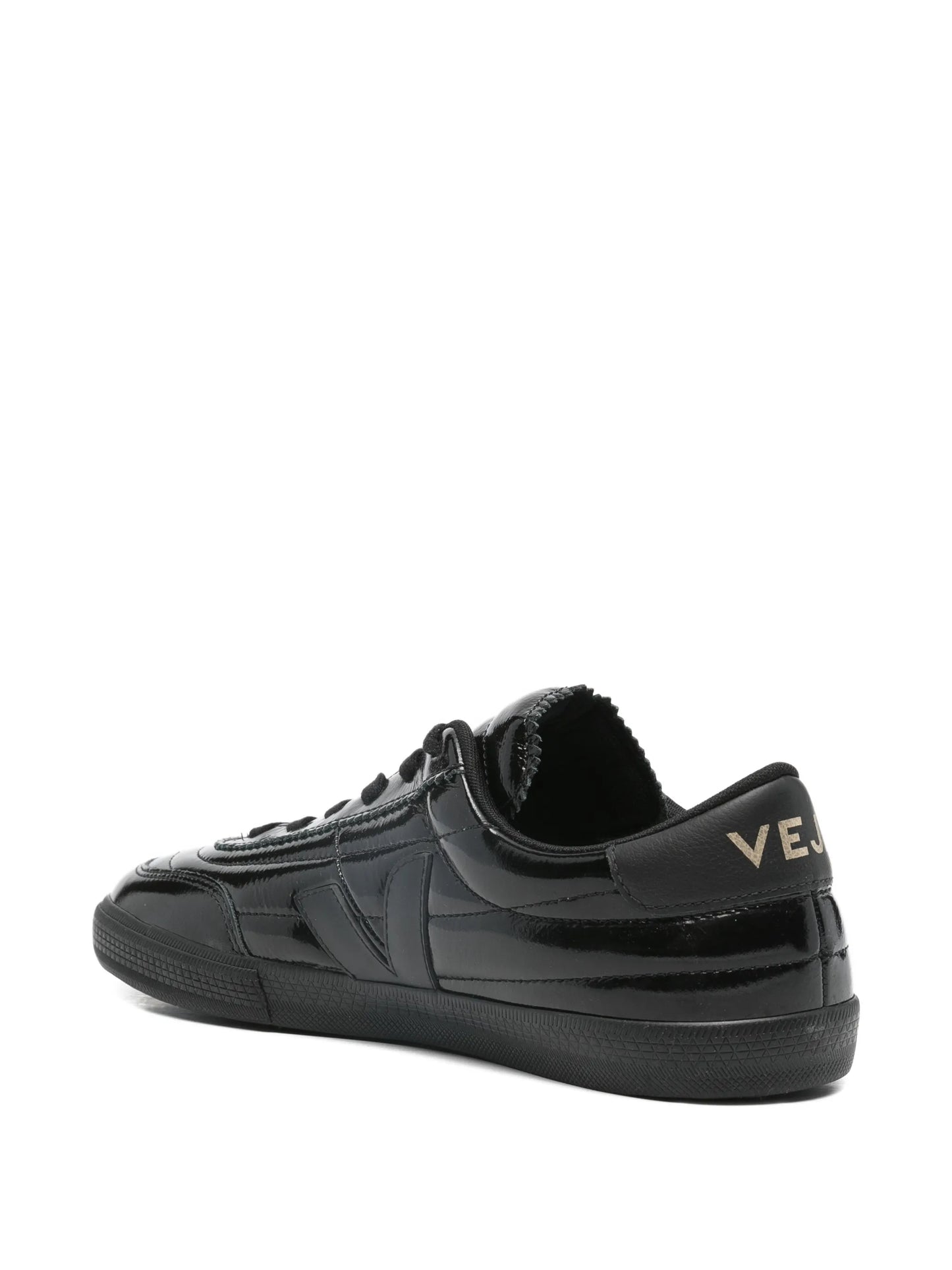 Penenka patent leather black sneakers