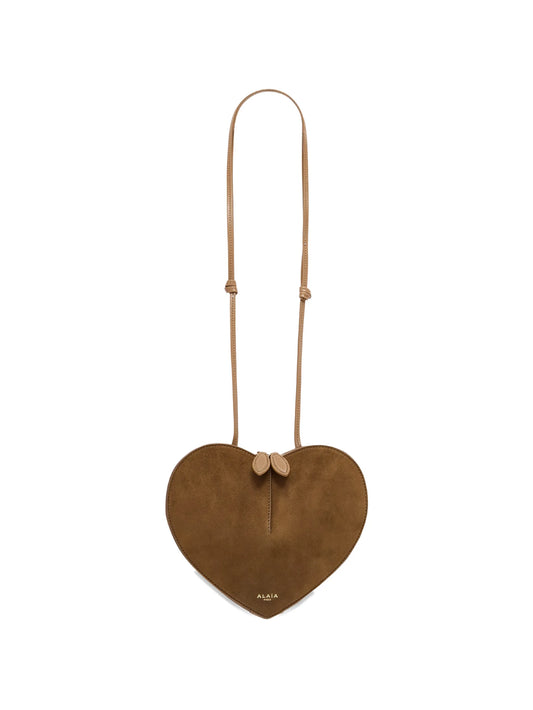 Le Cœur suede cross body bag