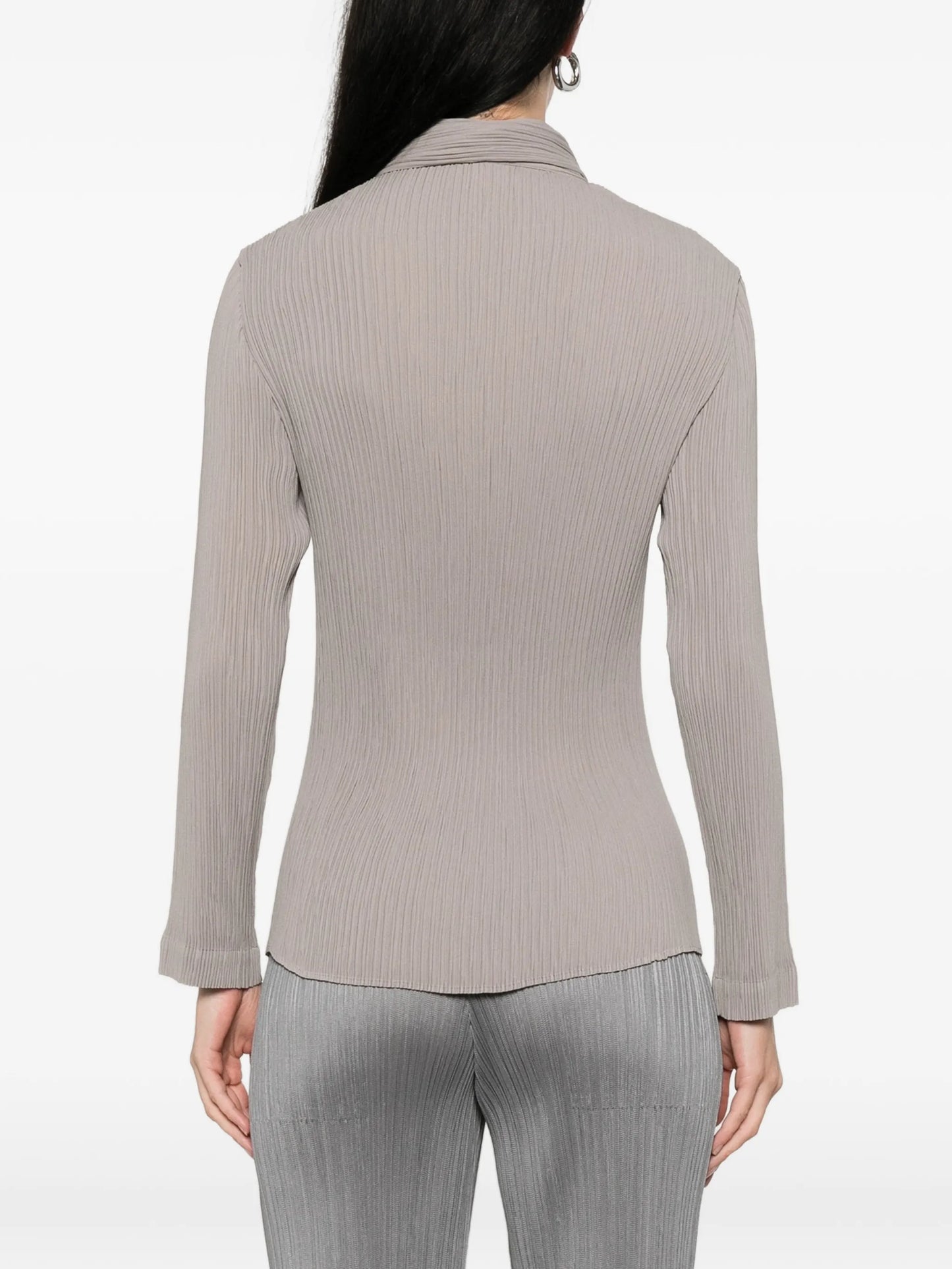 Hatching Pleats shirt