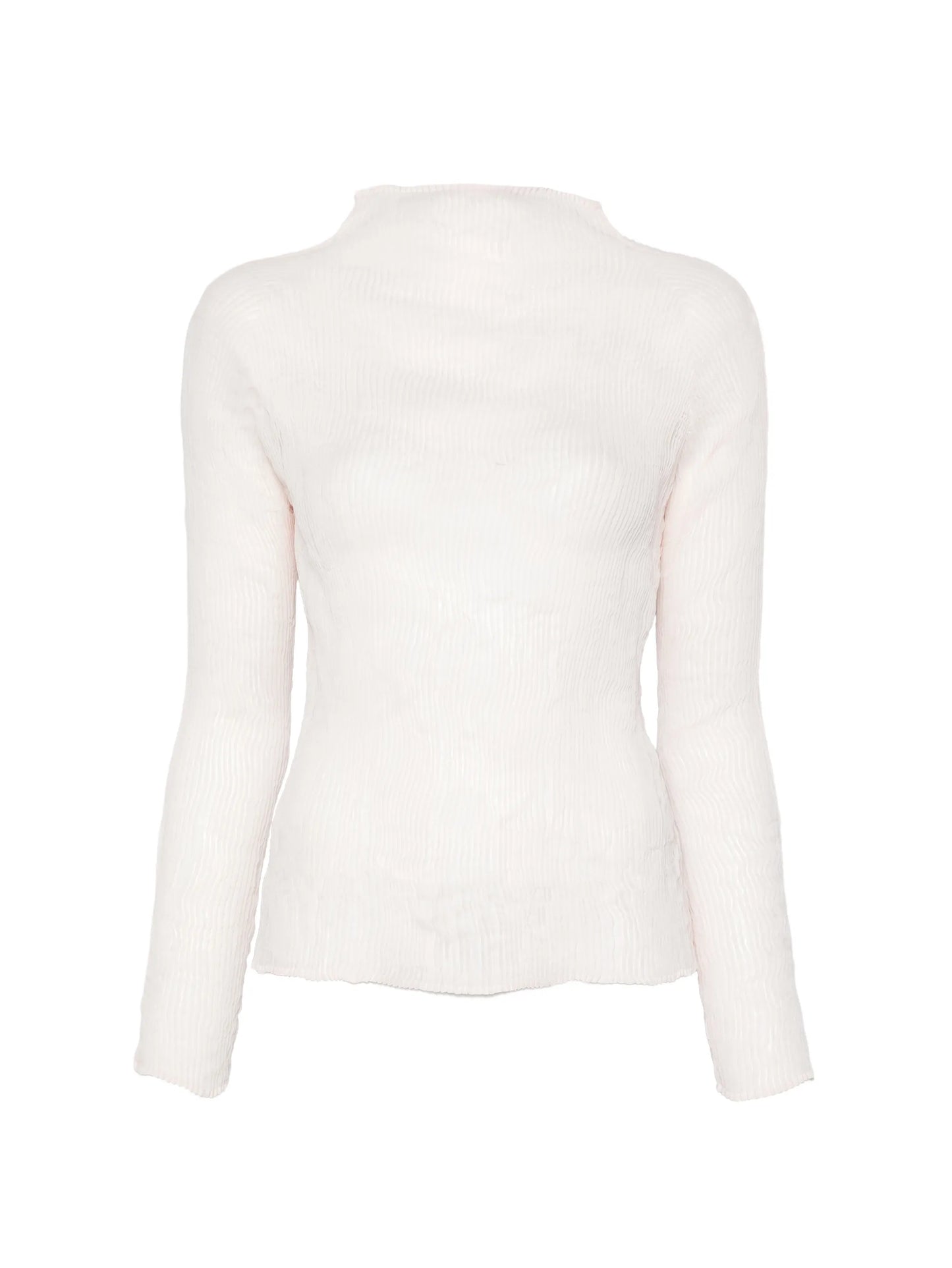 chiffon long-sleeve top