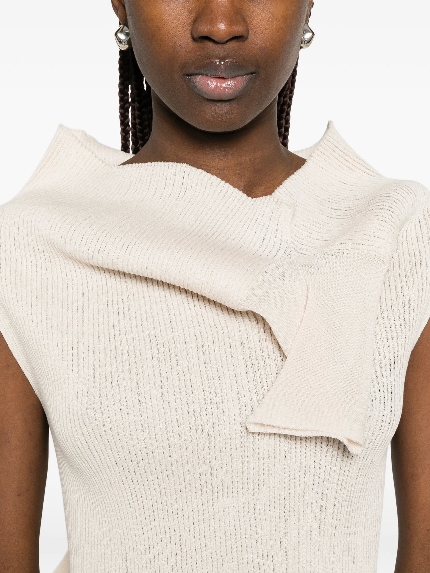 high neck top