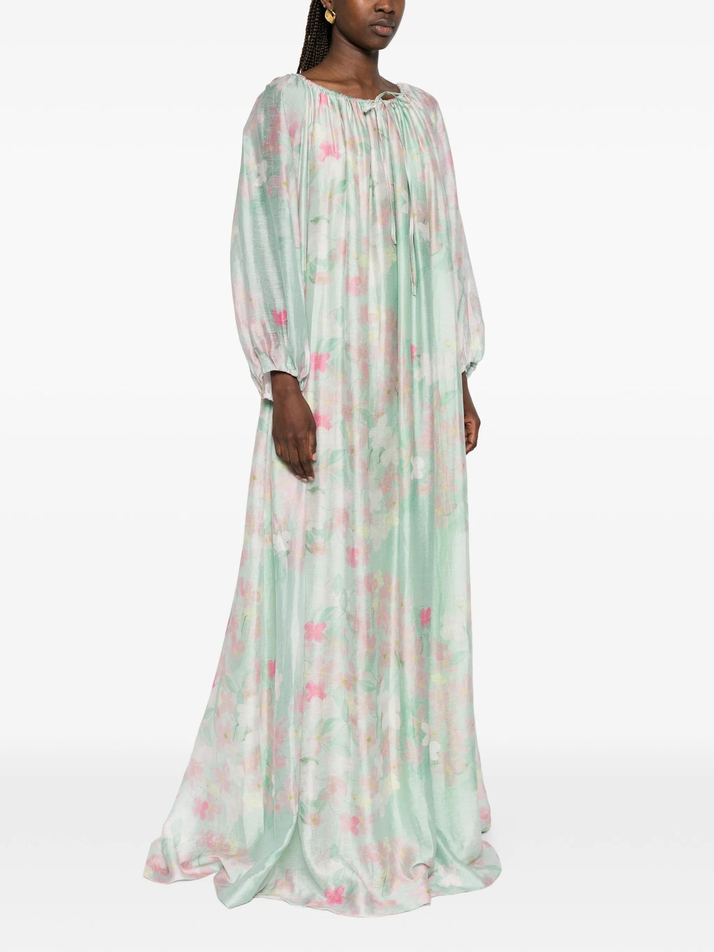 Ally floral-print maxi dress