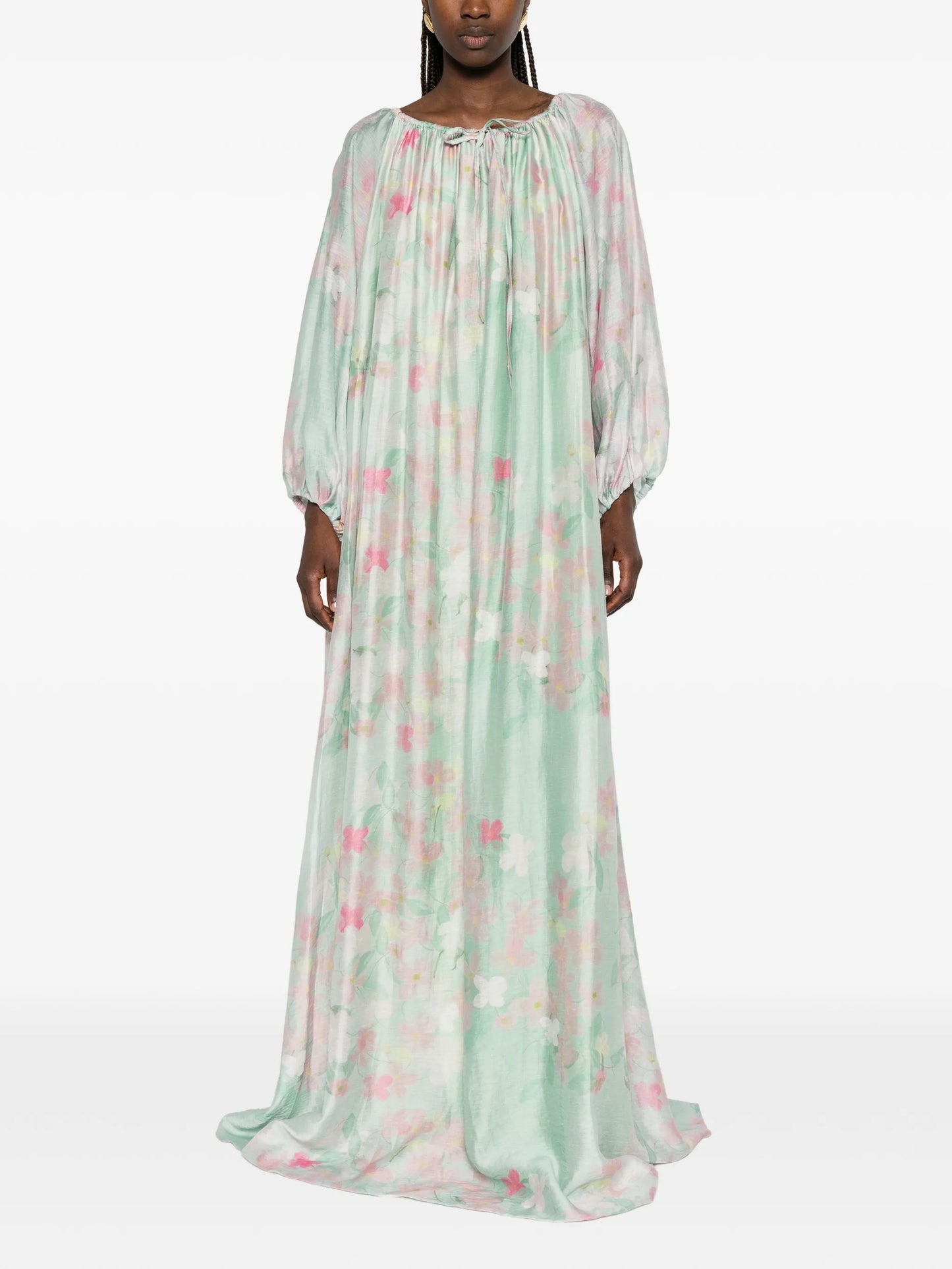 Ally floral-print maxi dress