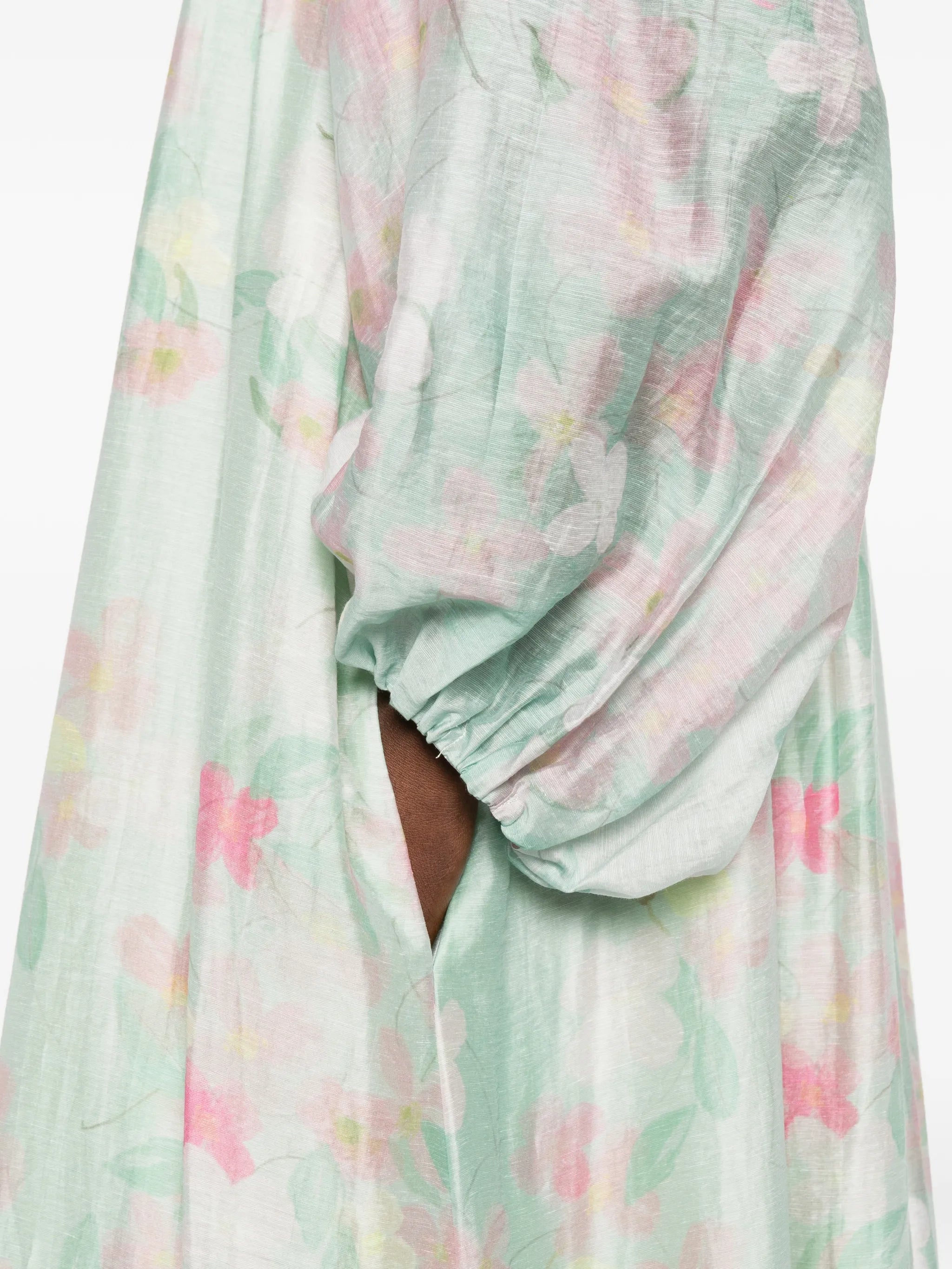 Ally floral-print maxi dress