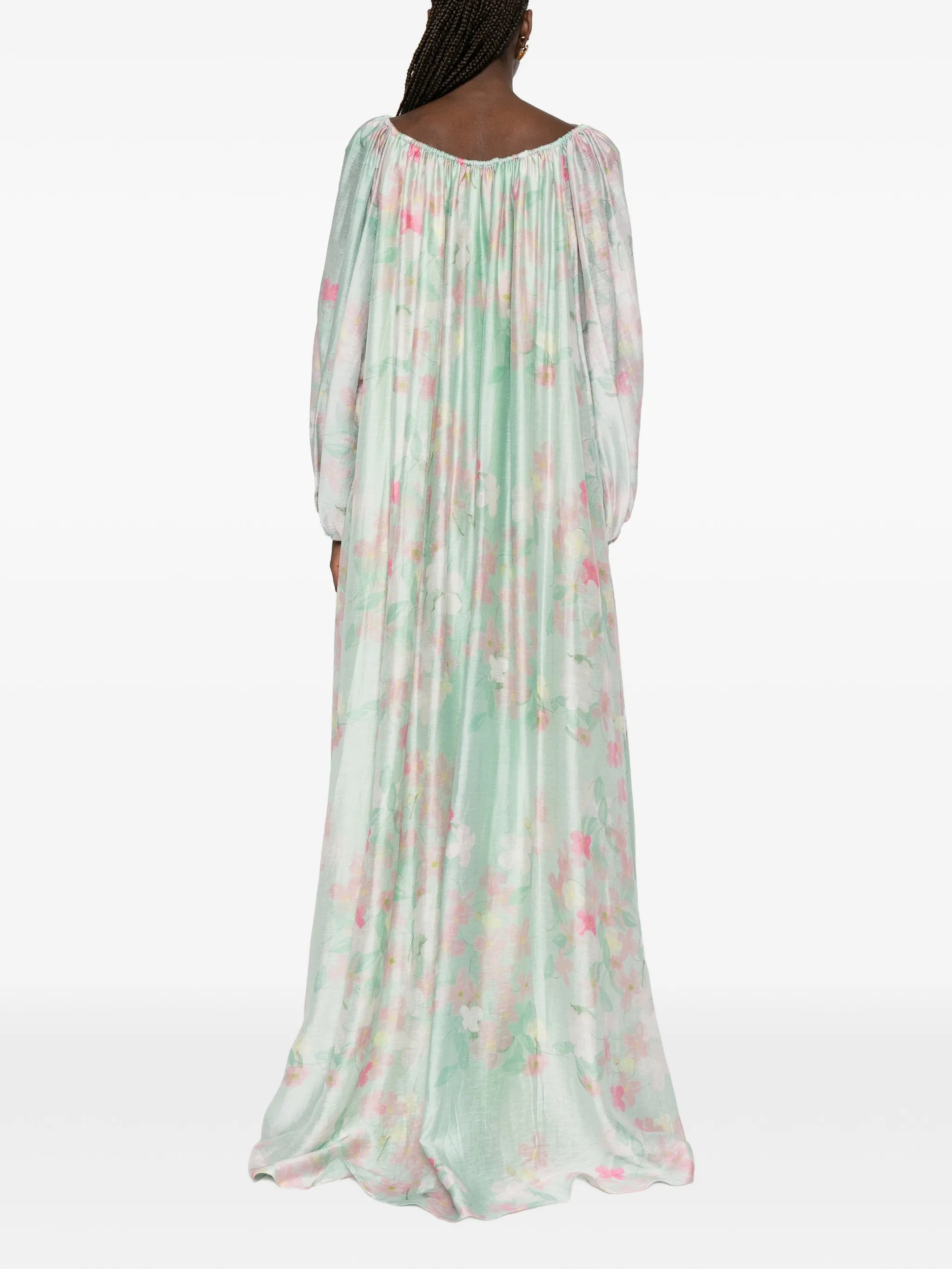 Ally floral-print maxi dress