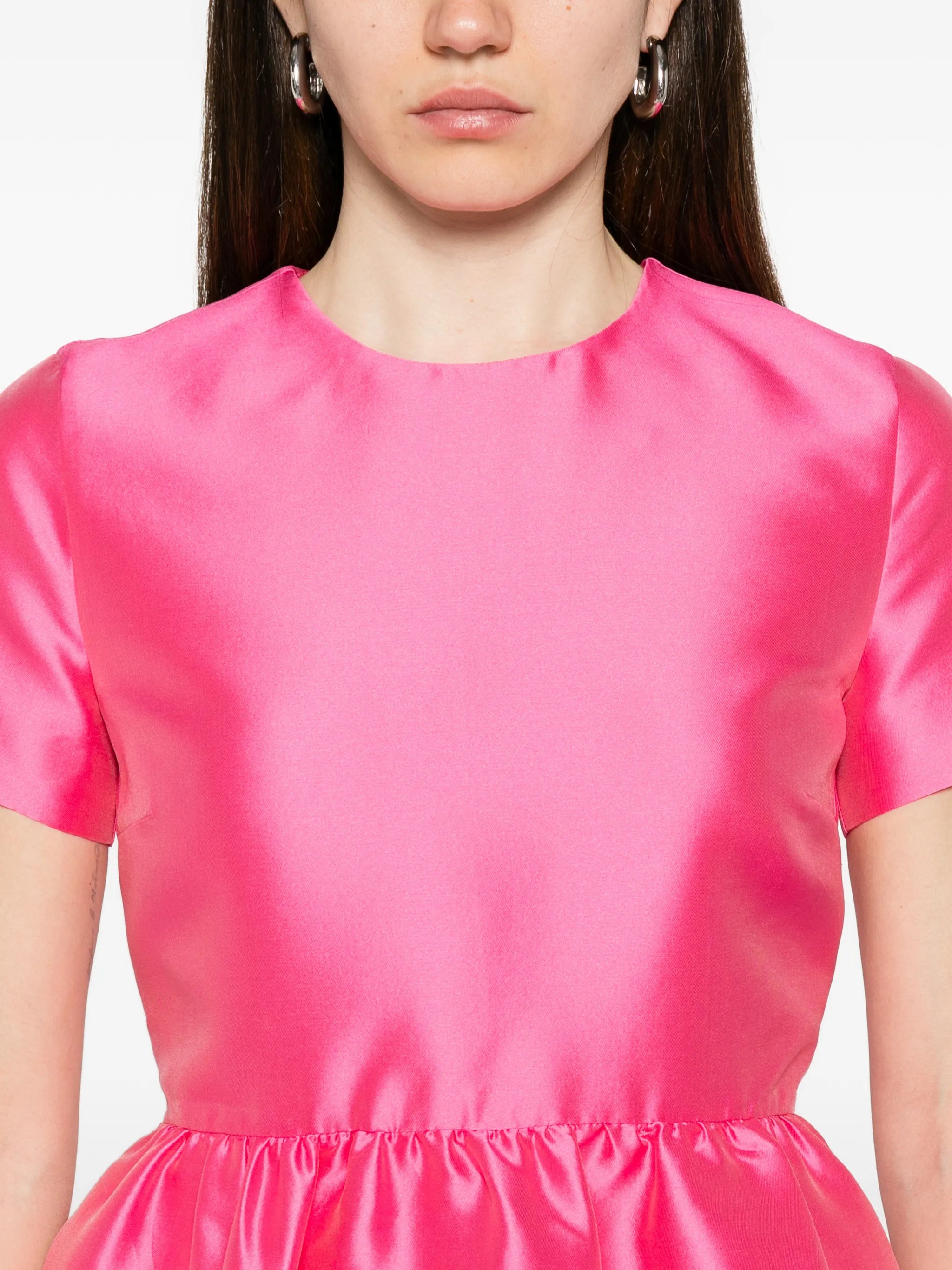Lexi gathered-waist dress
