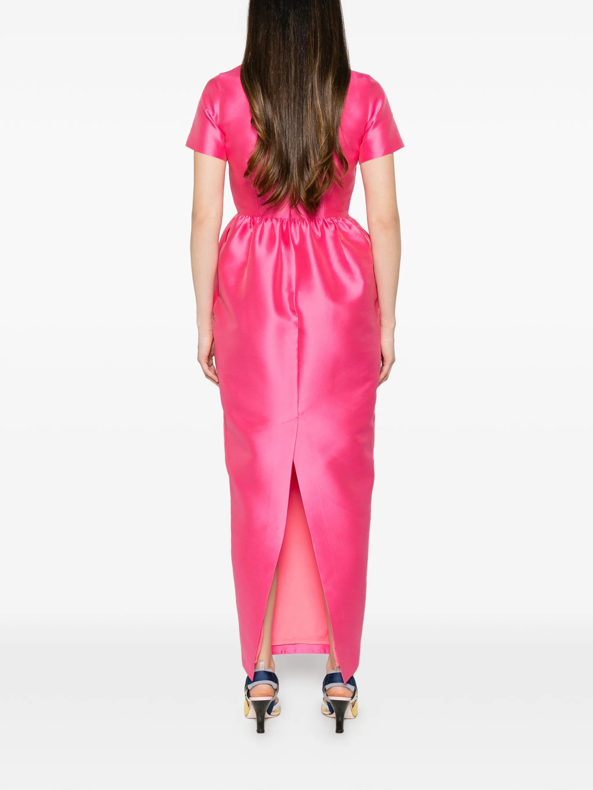 Lexi gathered-waist dress