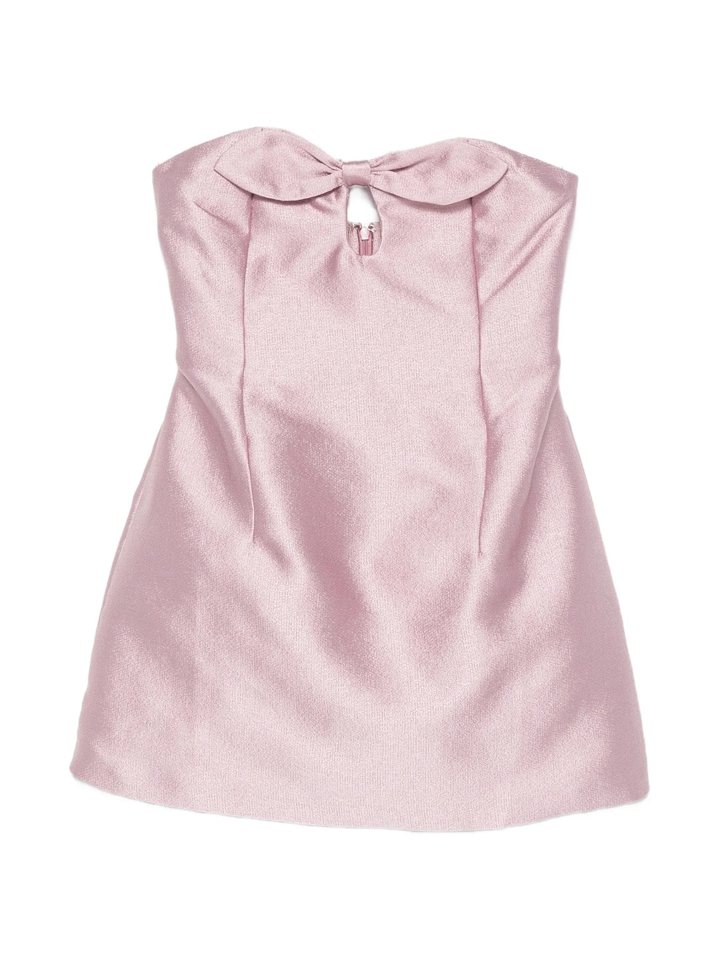 Charlotte bow-detail mini dress