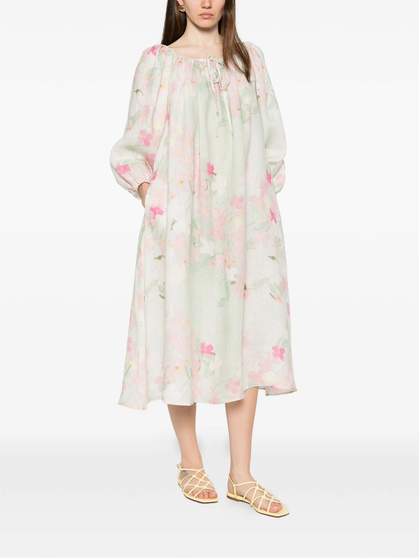Bonnie floral-print midi dress