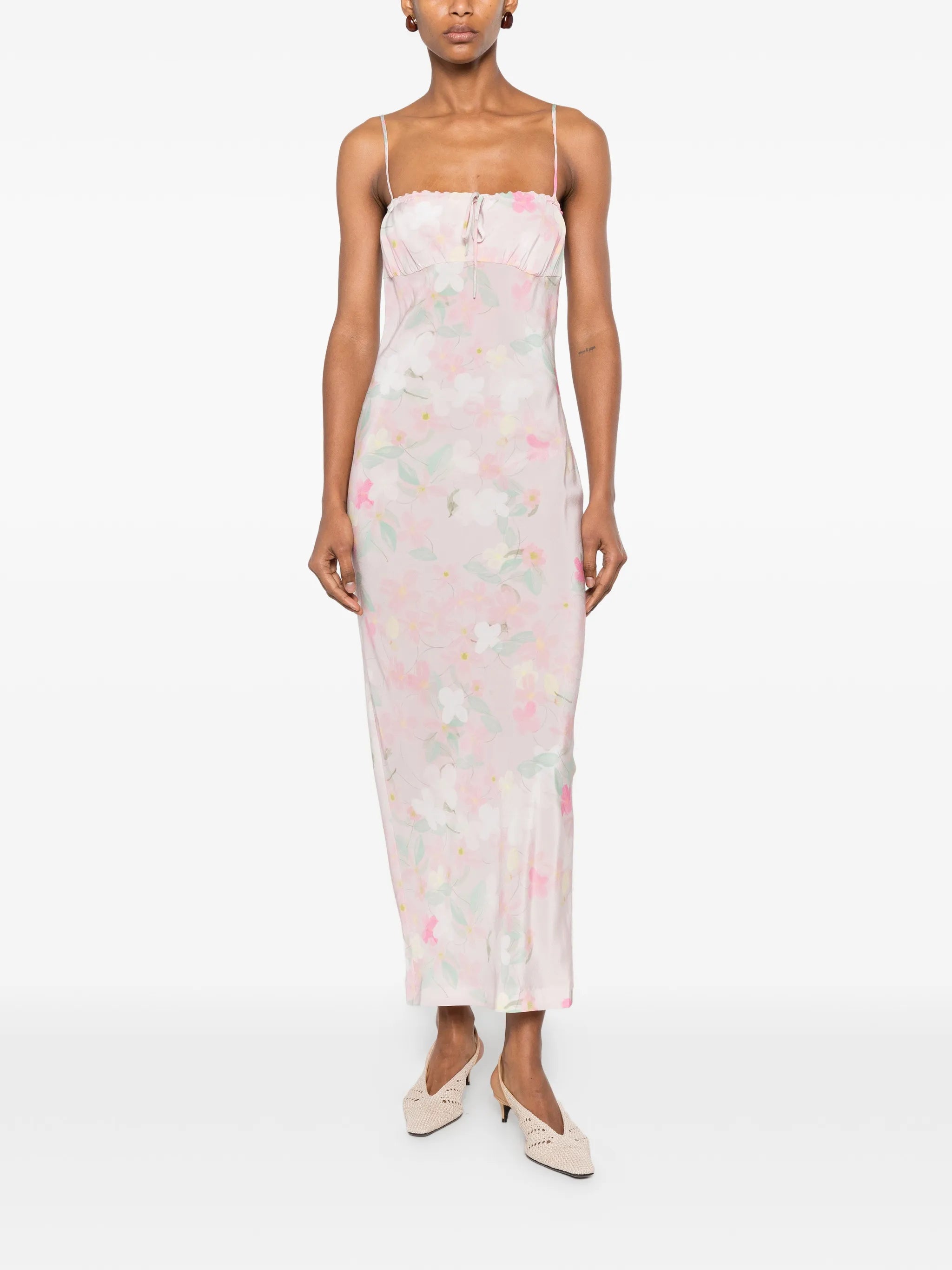 Riri floral-print midi dress