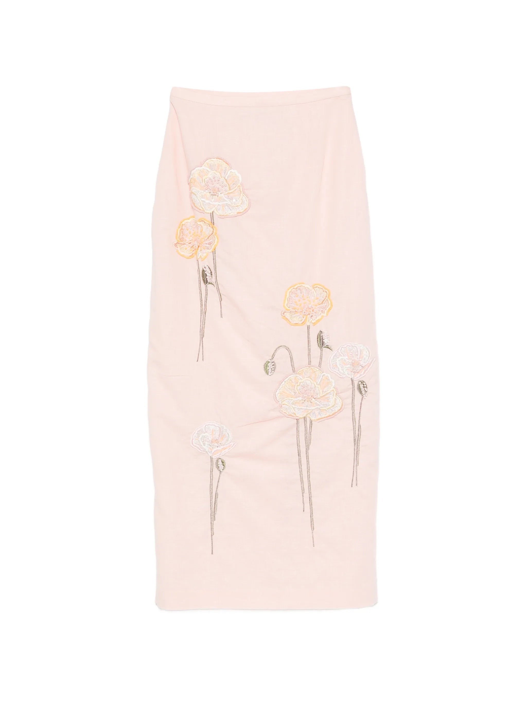 Norma embroidered midi skirt
