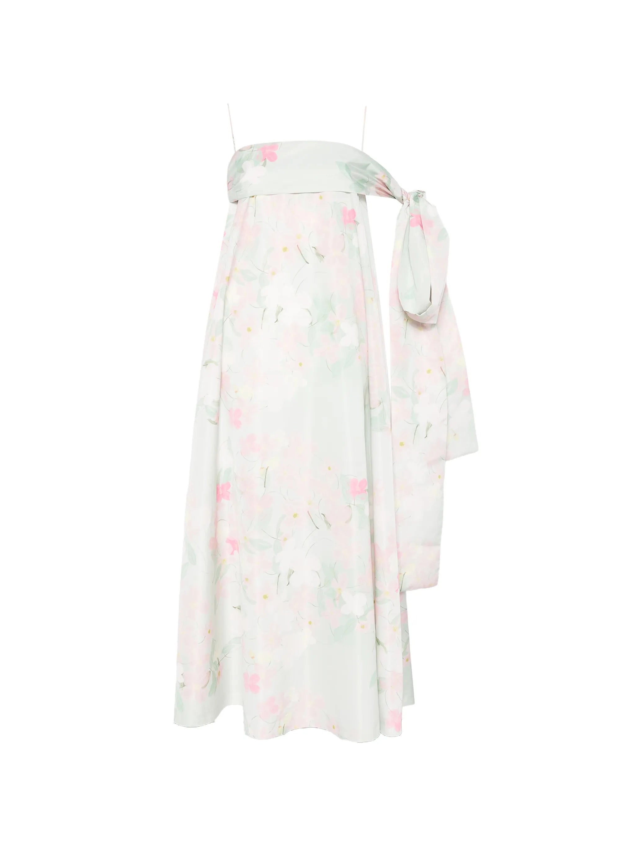 Bailey floral-print bow-detail dress