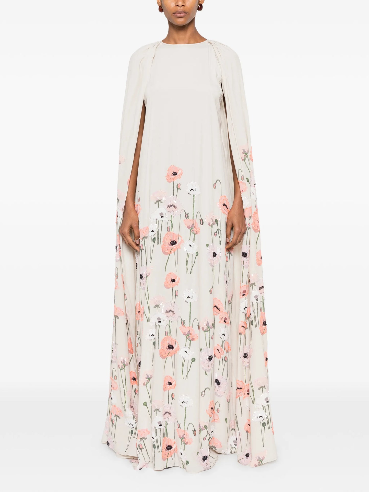Minnie poppy-embroidered dress