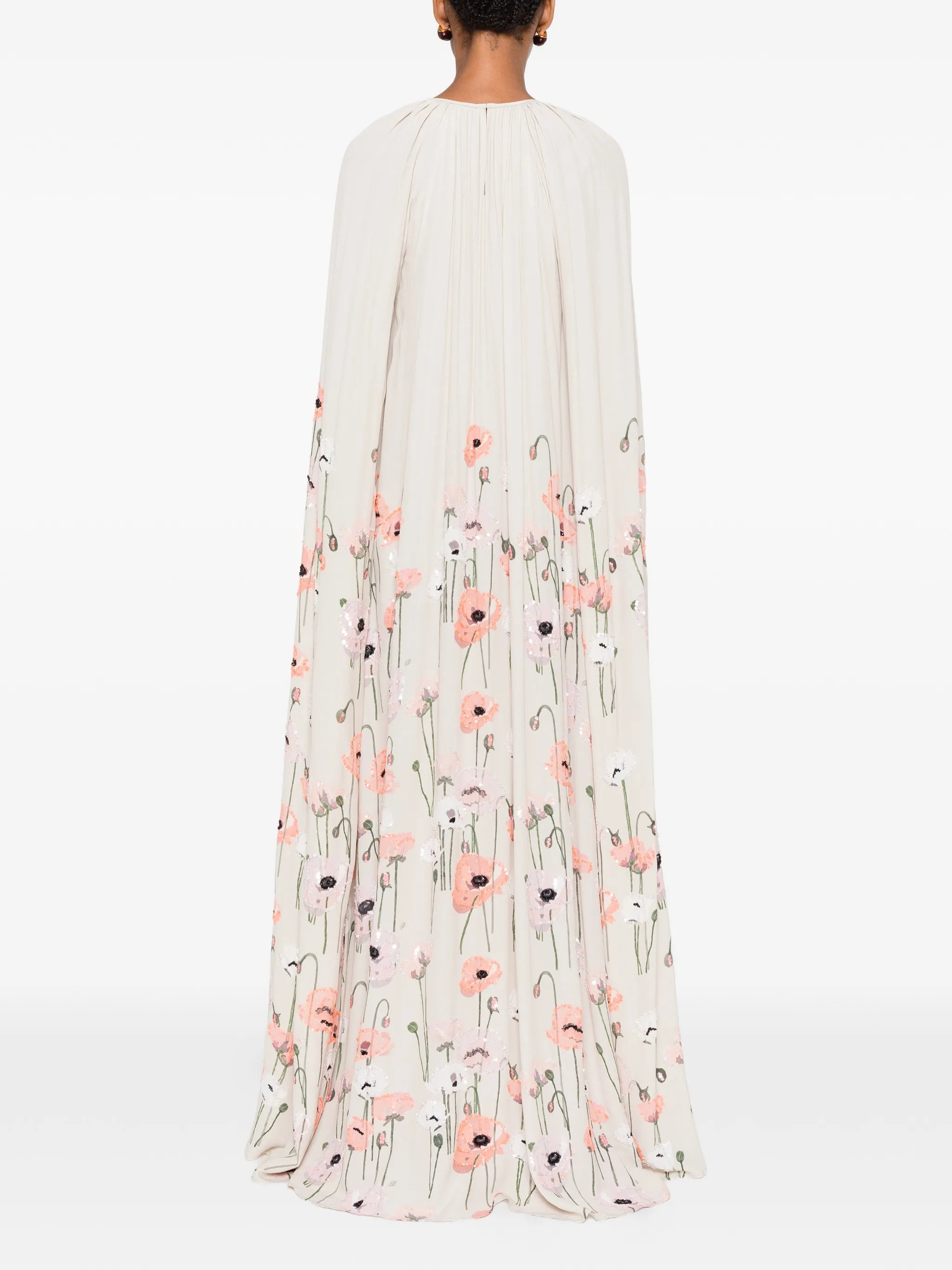 Minnie poppy-embroidered dress
