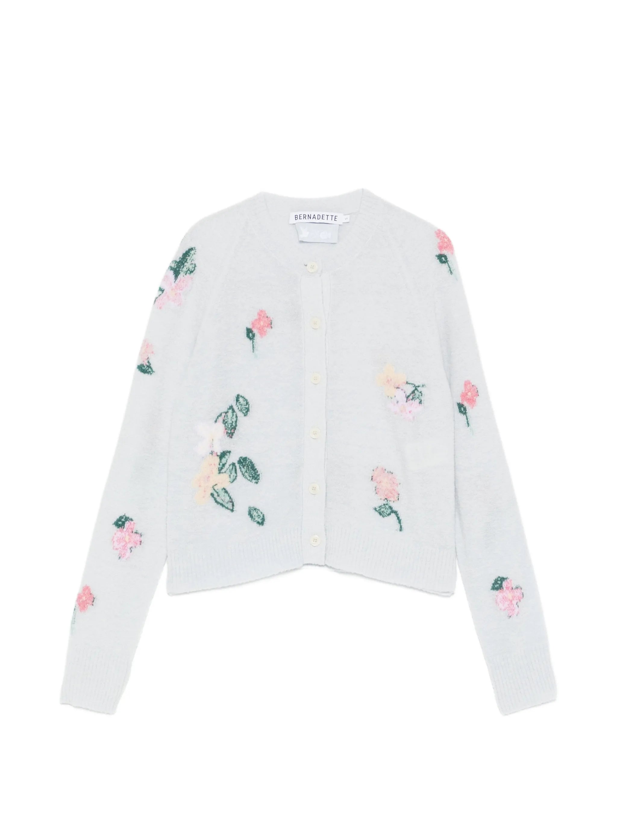 Clemence flower-embellishment cardigan