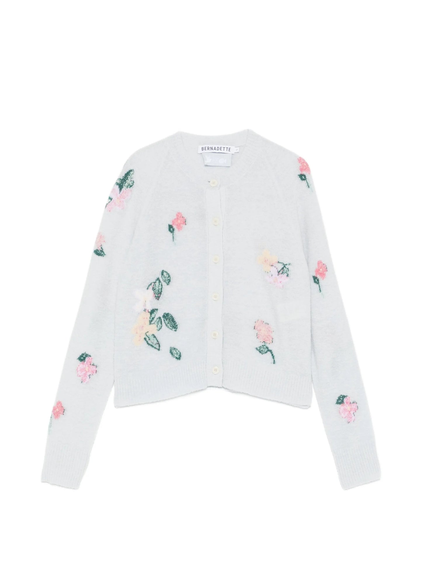 Clemence flower-embellishment cardigan