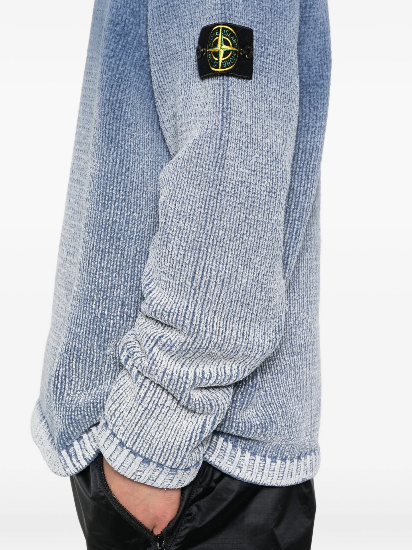 ombre-effect crew-neck sweater