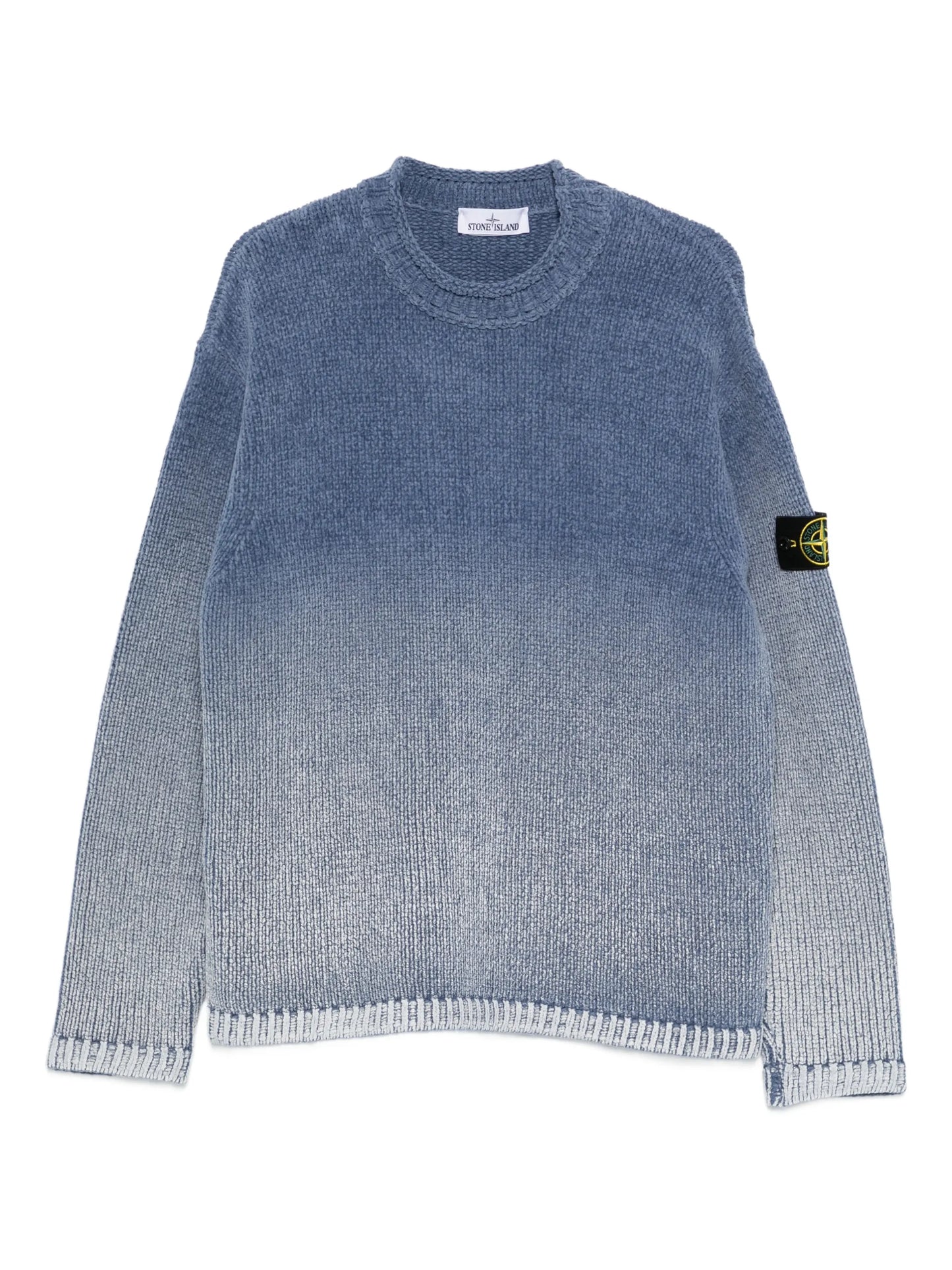 ombre-effect crew-neck sweater