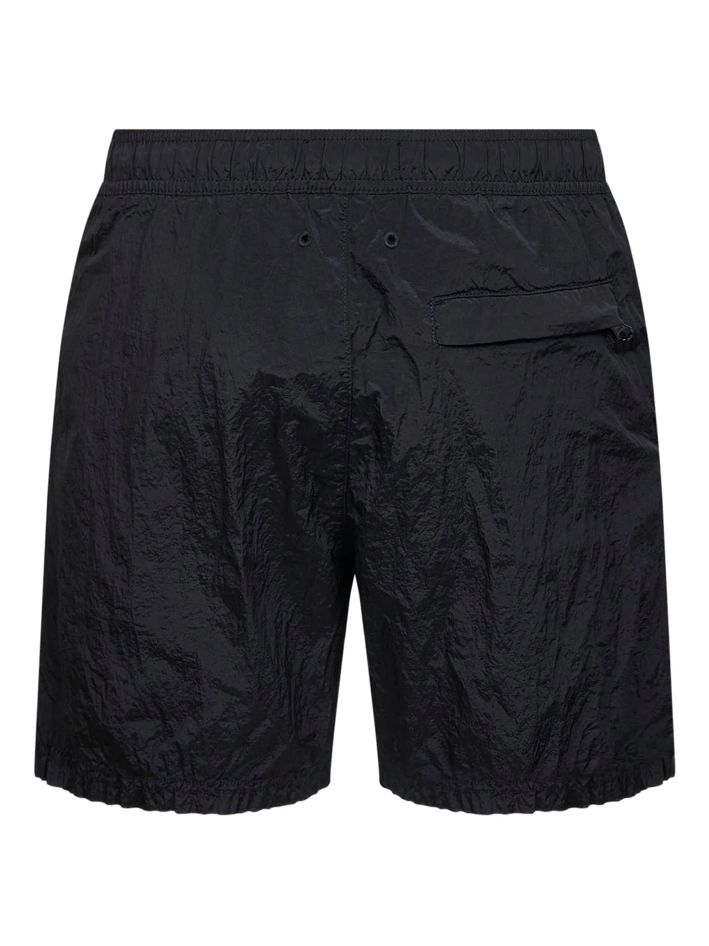 elasticated-waistband swim shorts