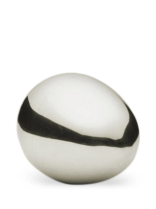 polished egg paperweight