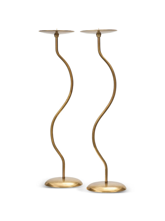 Dancing Duo candlestick holder (set of two)