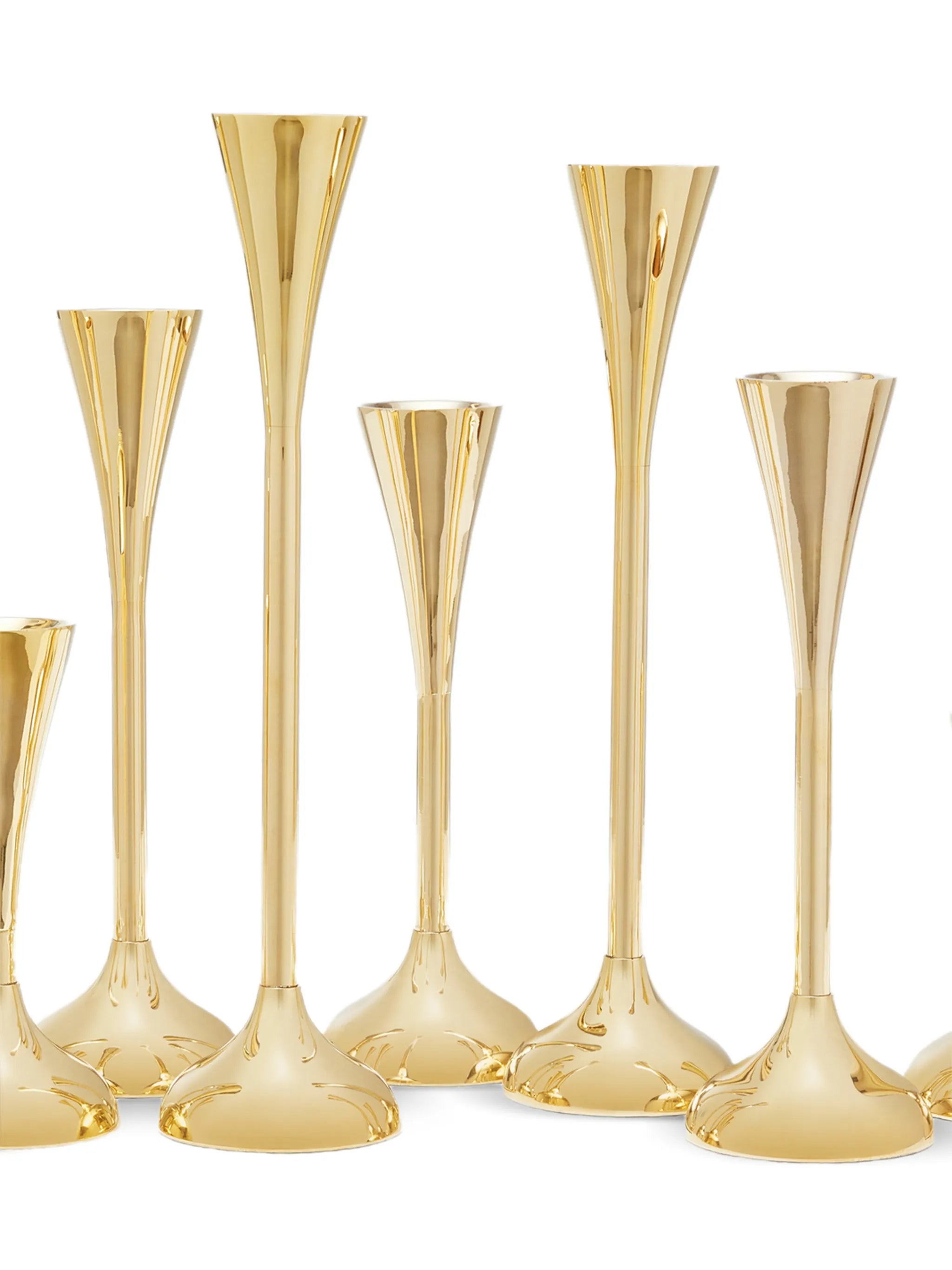 Drip candlestick holders (set of nine)