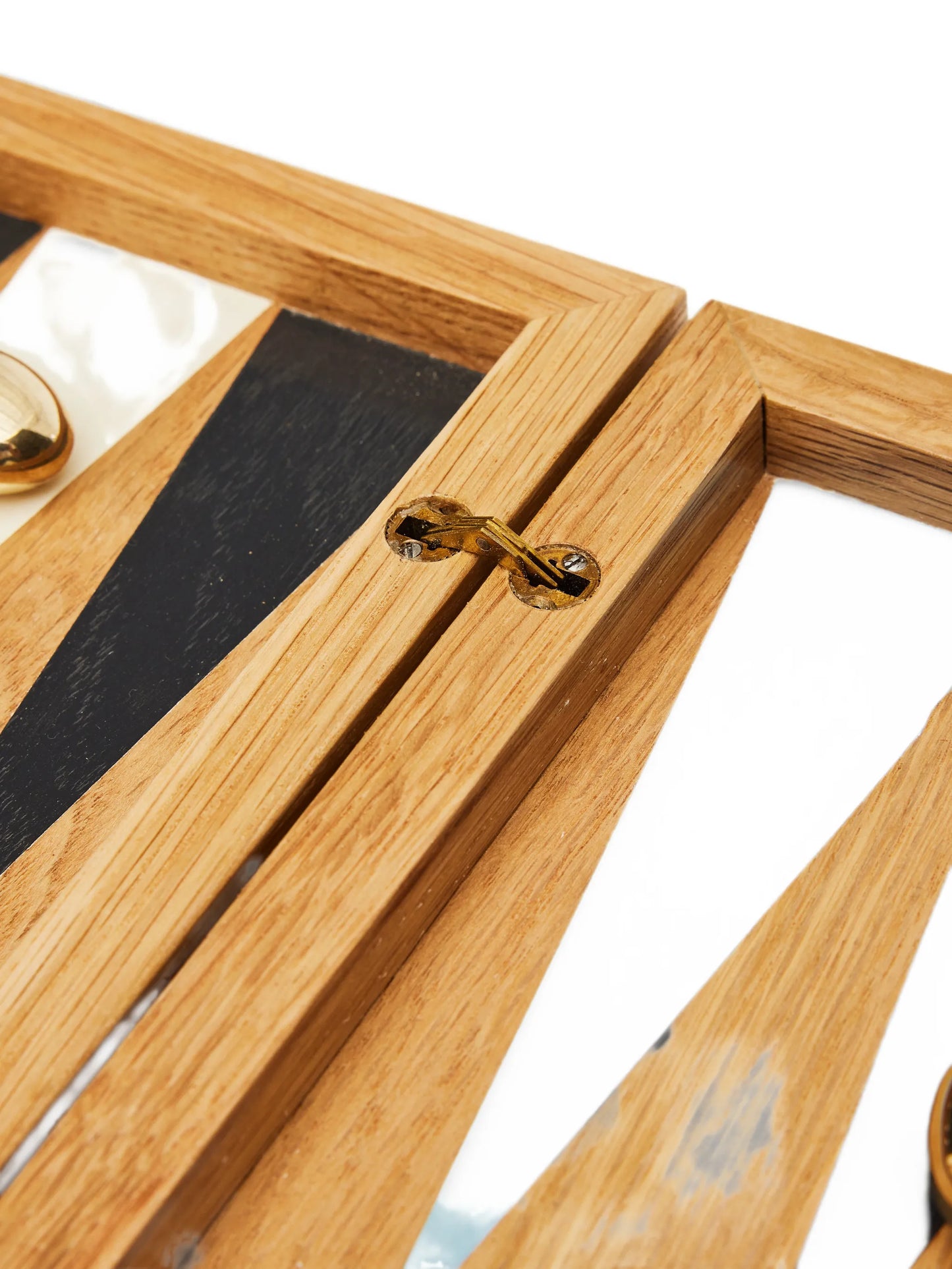 geometric-pattern backgammon board