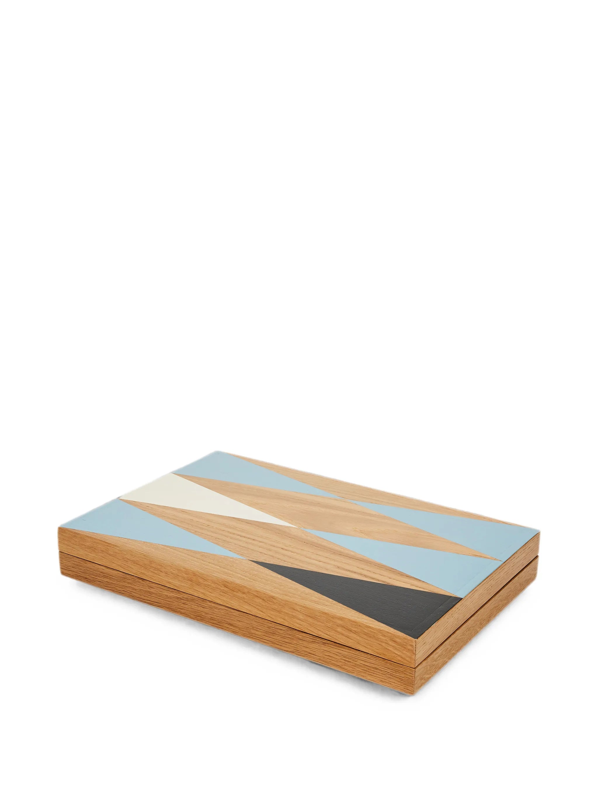 geometric-pattern backgammon board