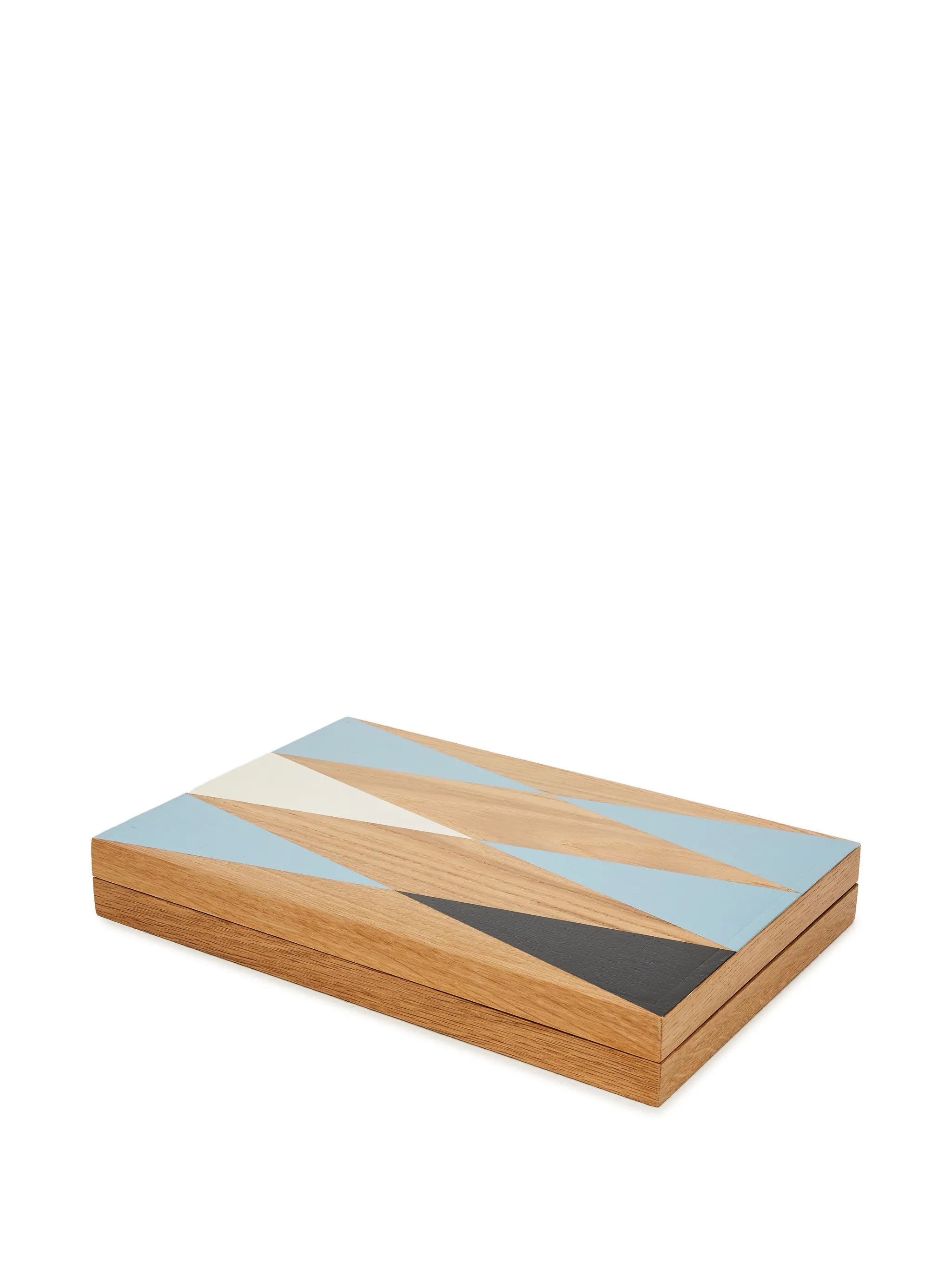 geometric-pattern backgammon board
