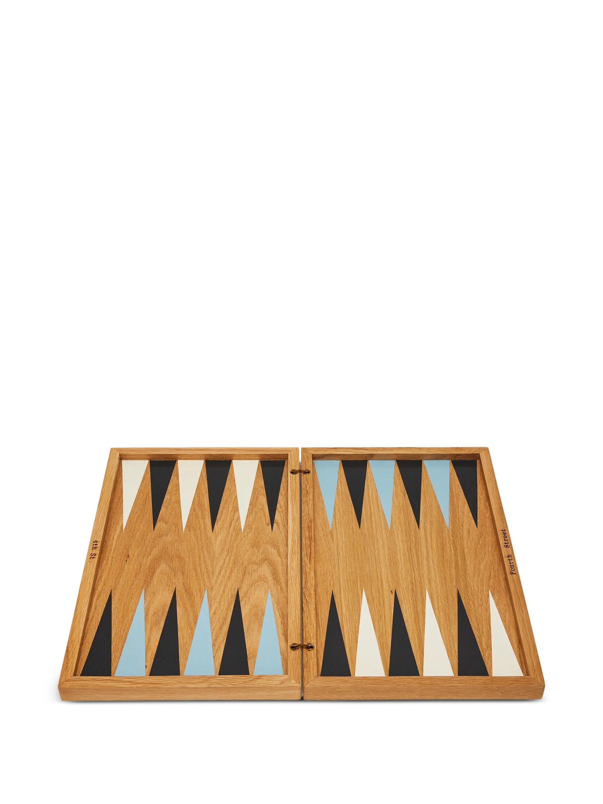 geometric-pattern backgammon board