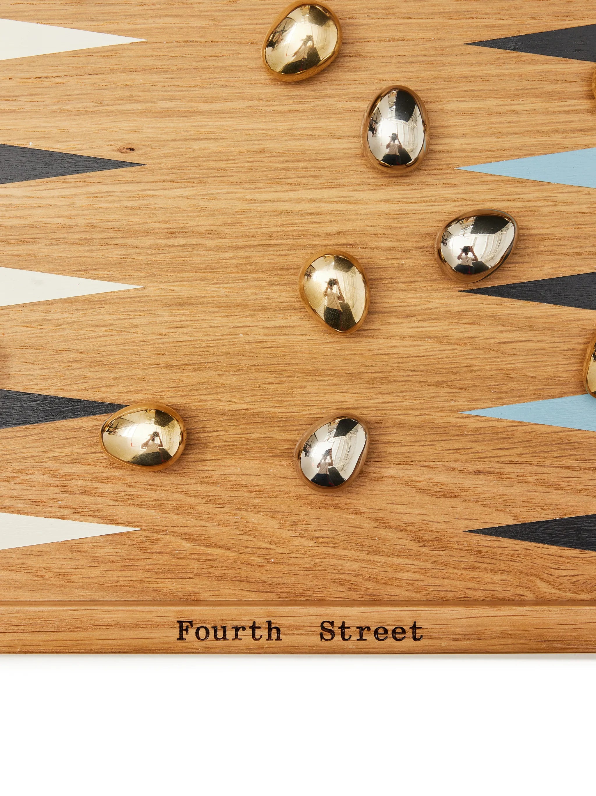 geometric-pattern backgammon board