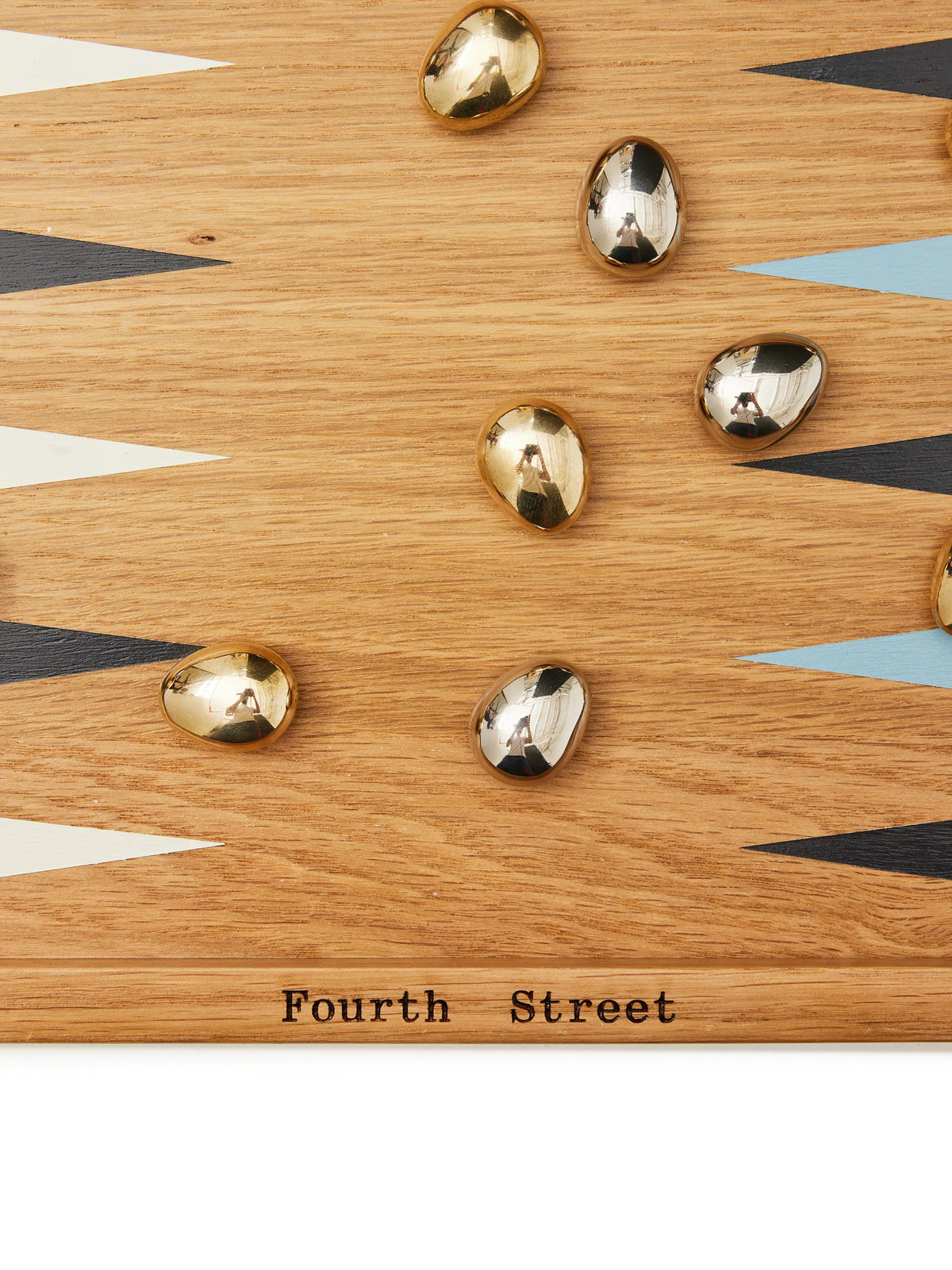 geometric-pattern backgammon board
